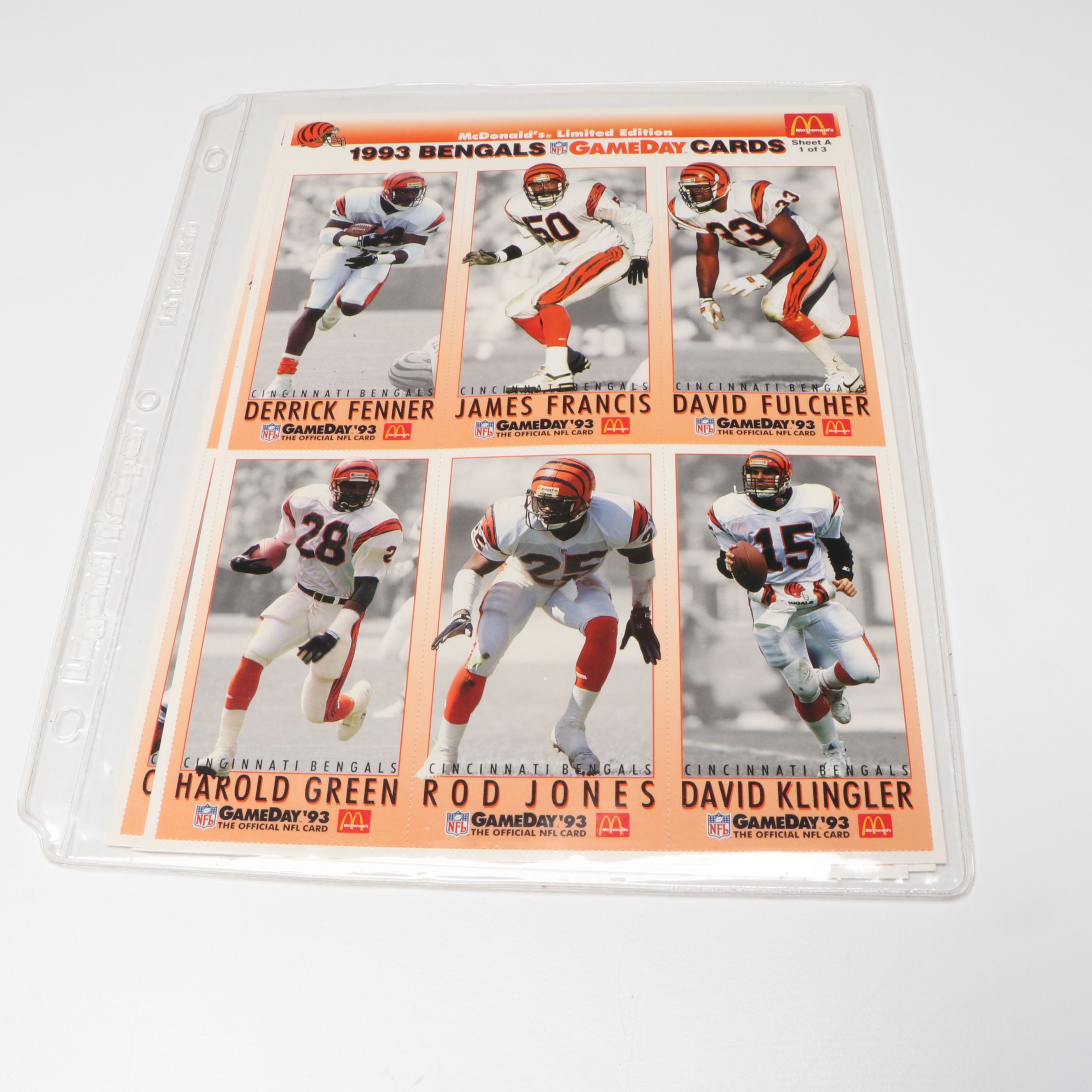 Ertl Cincinnati Bengals Bank with Pin Collection, Tags, and More Collectibles
