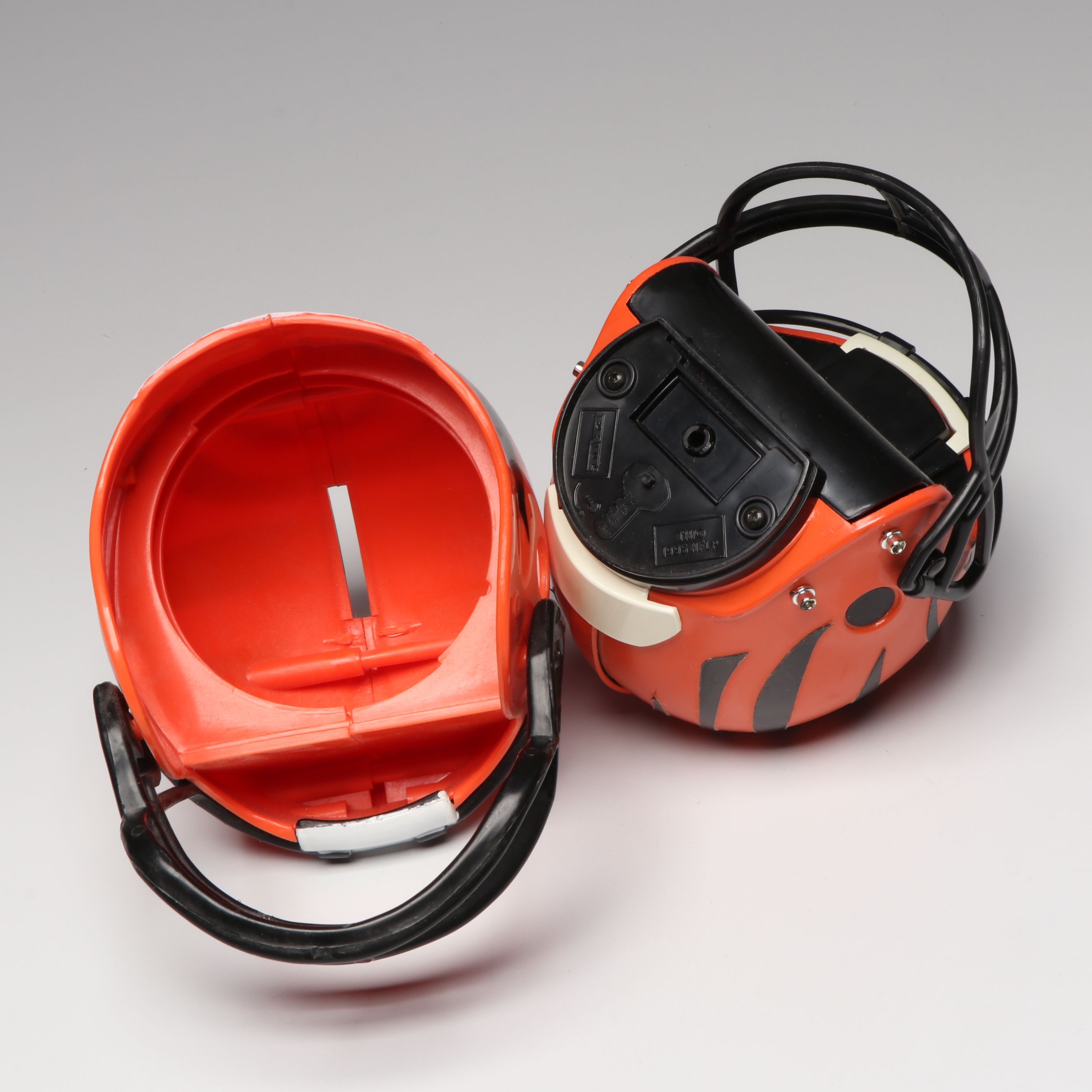 Ertl Cincinnati Bengals Bank with Pin Collection, Tags, and More Collectibles