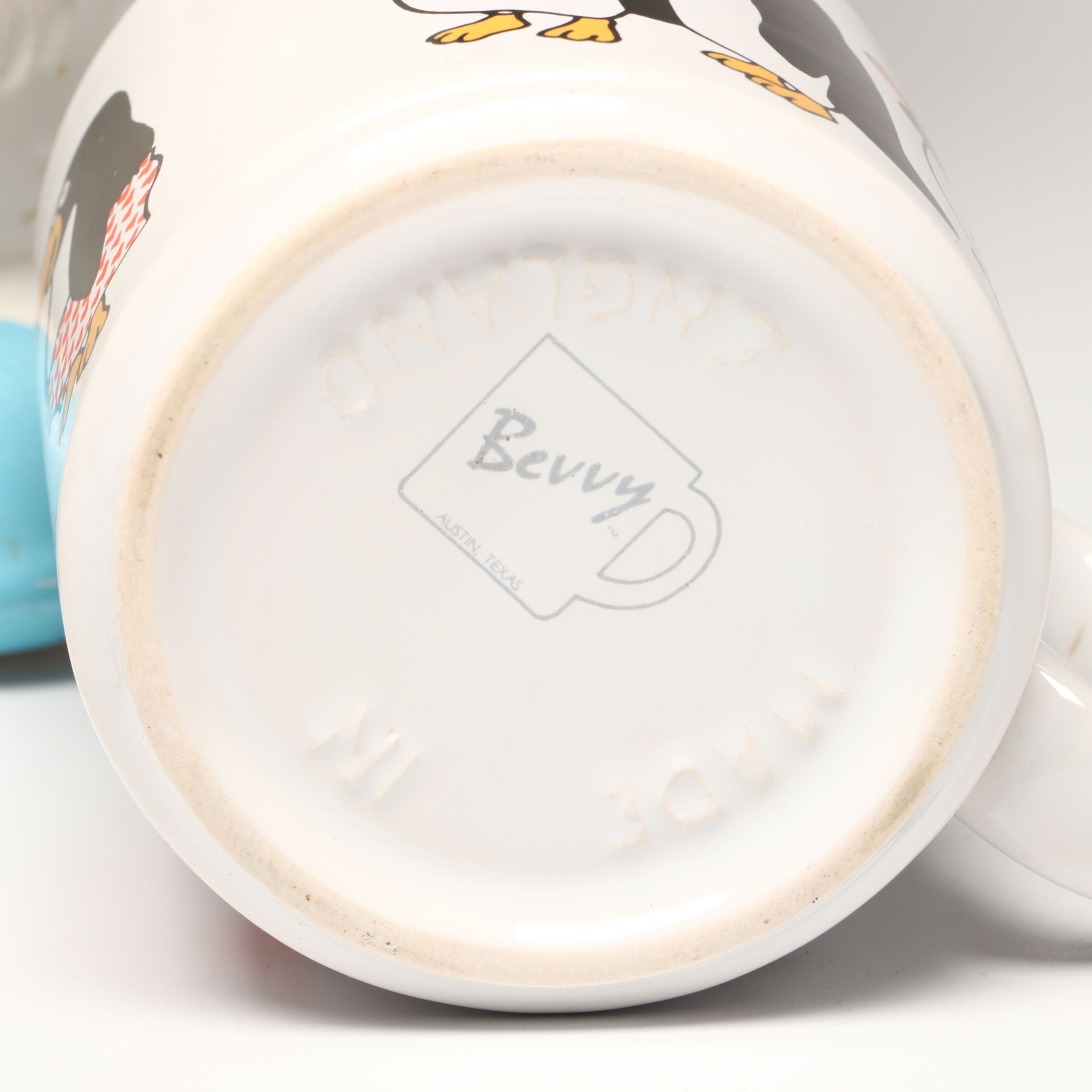 Ceramic Penguin Soap Dish with Cookie Jars and Other Tableware