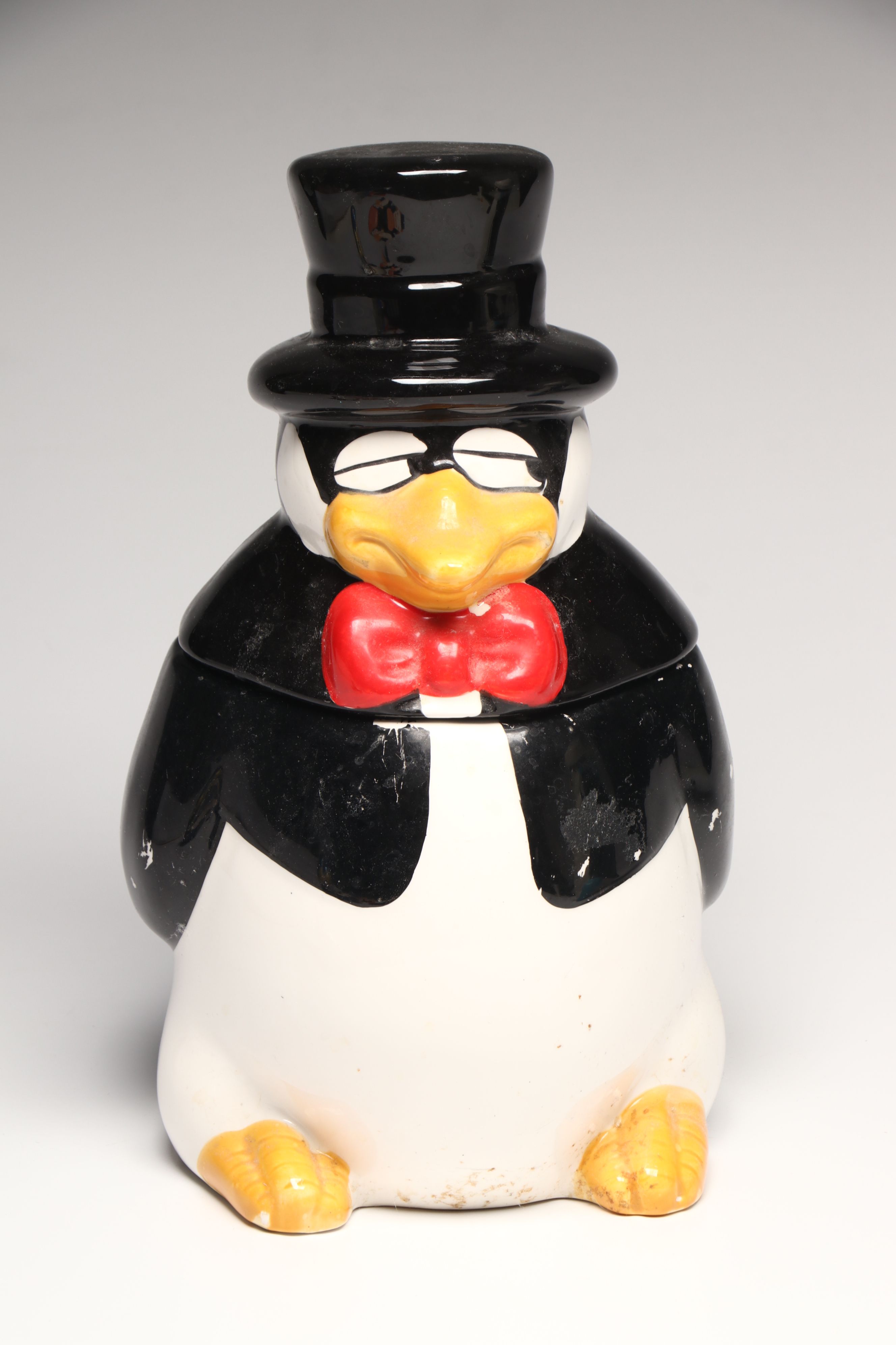 Ceramic Penguin Soap Dish with Cookie Jars and Other Tableware