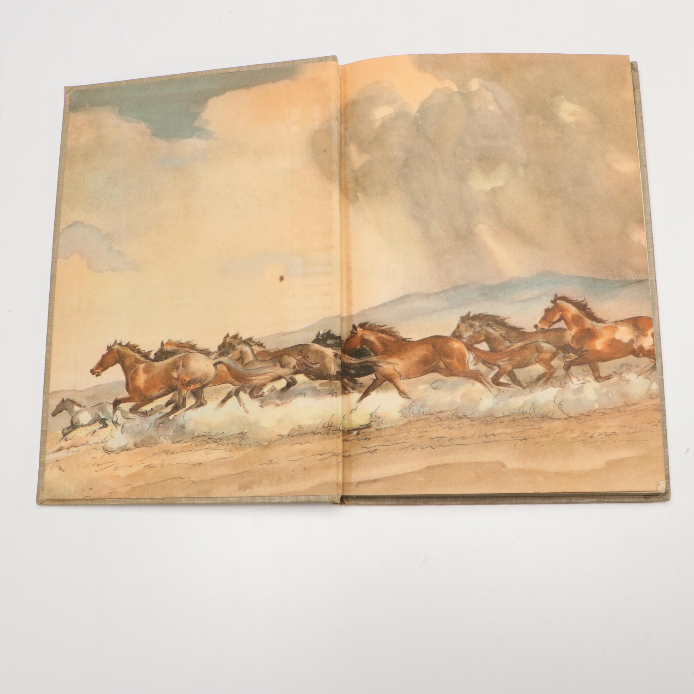 First Illustrated Edition "The Red Pony" by John Steinbeck, 1945