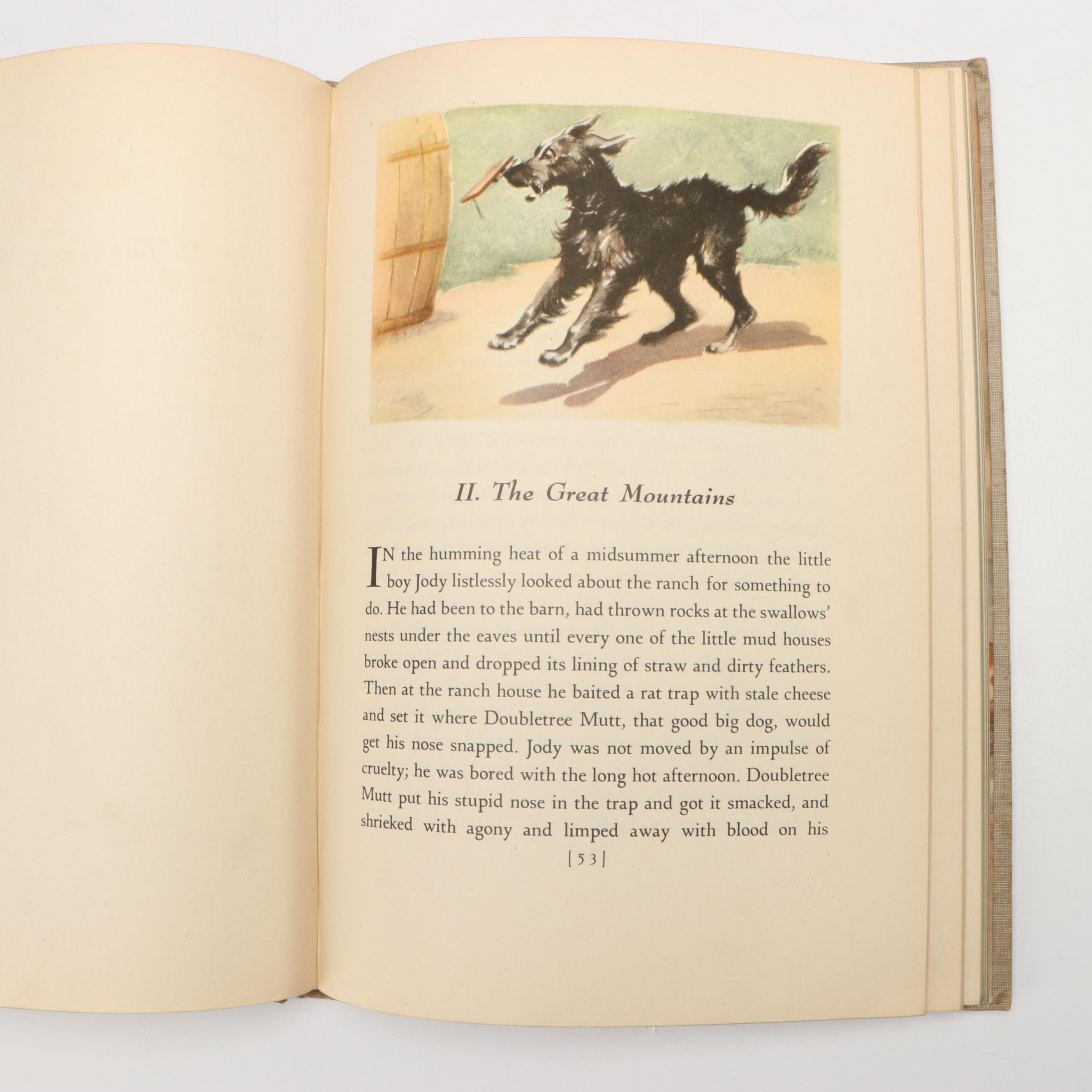 First Illustrated Edition "The Red Pony" by John Steinbeck, 1945