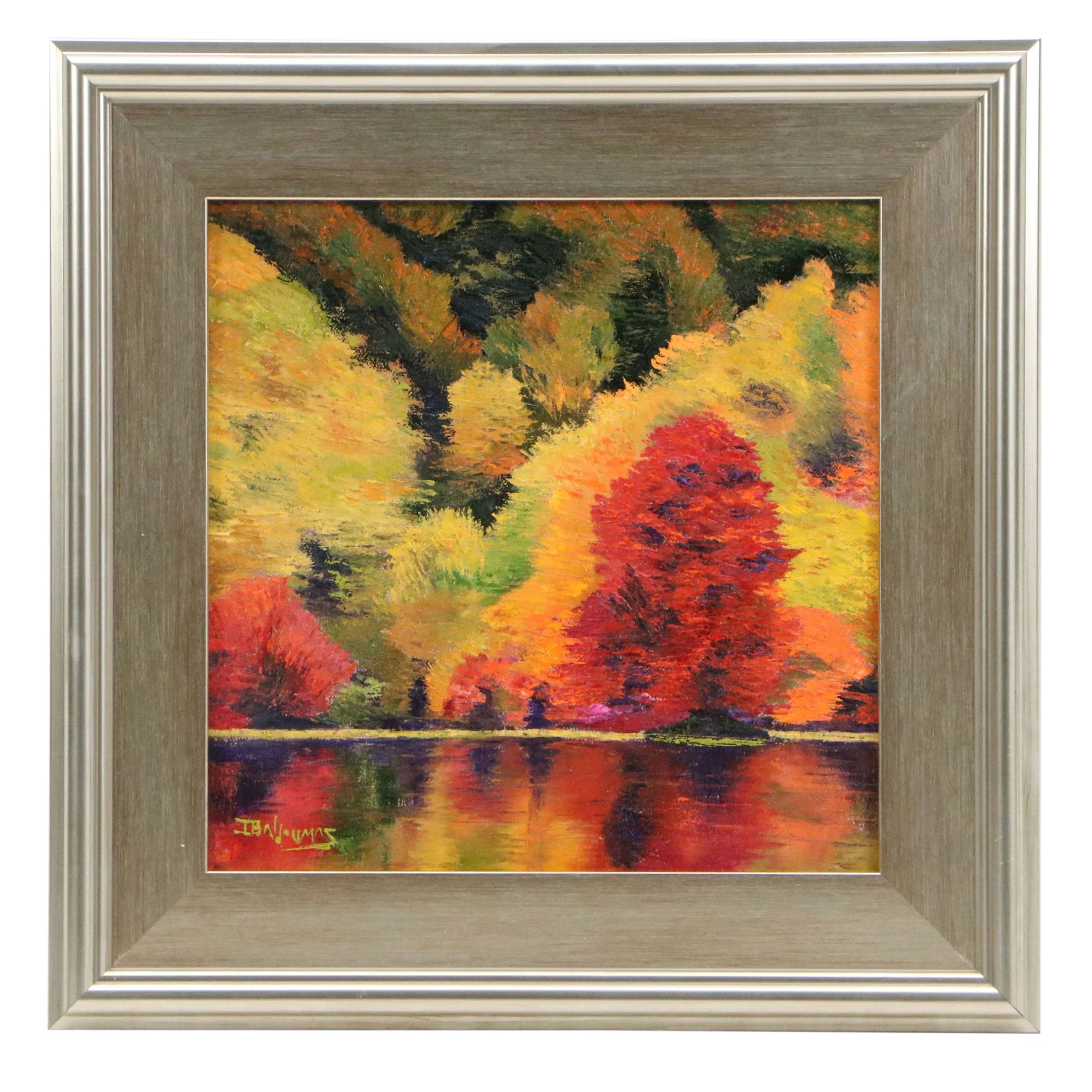 James Baldoumas Oil Painting "Fall Colors," 2025
