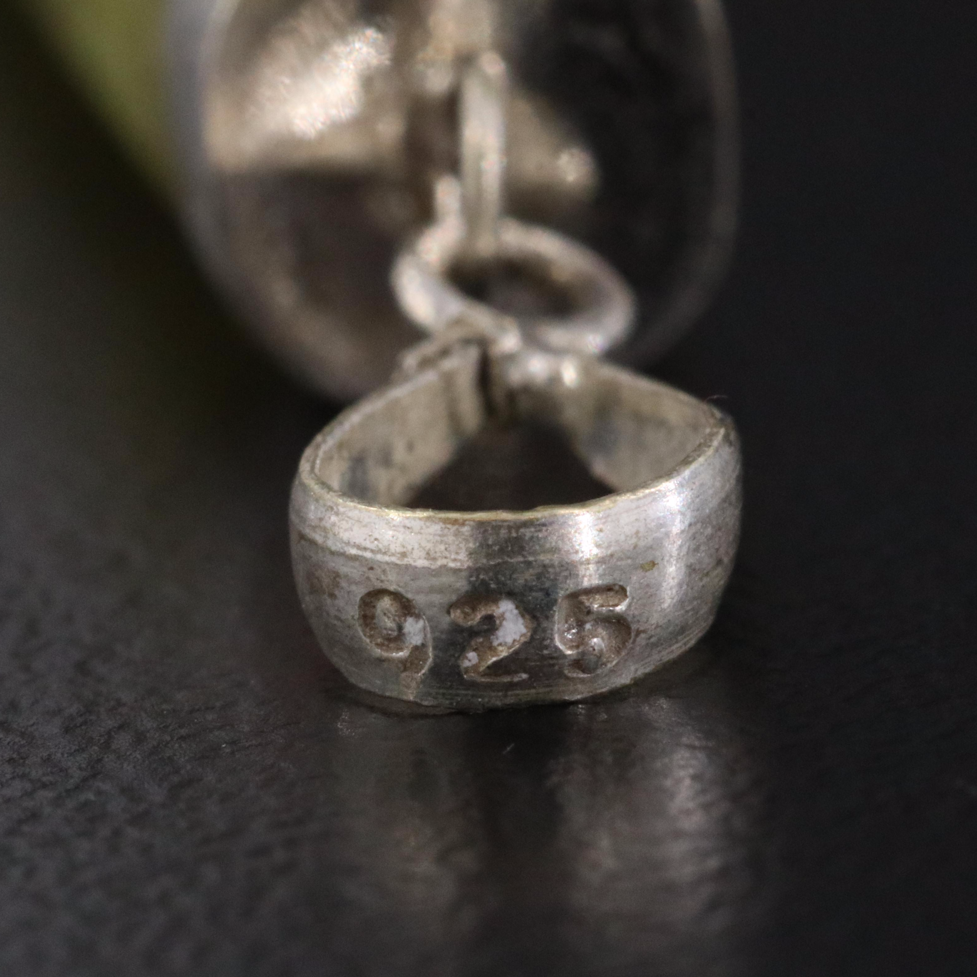 Sterling Serpentine Point Pendant