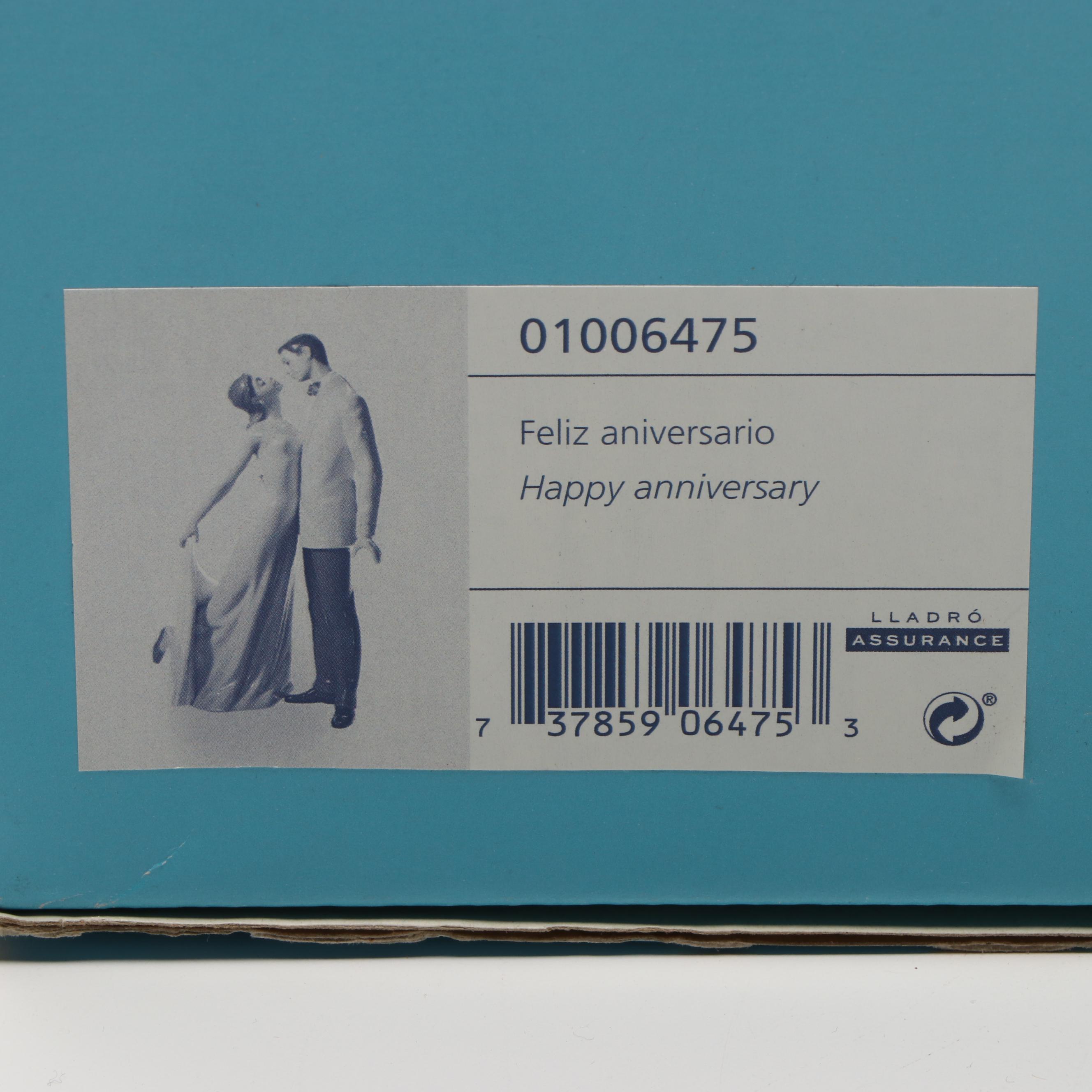 Lladró "Happy Anniversary" Porcelain Figurine, 1997