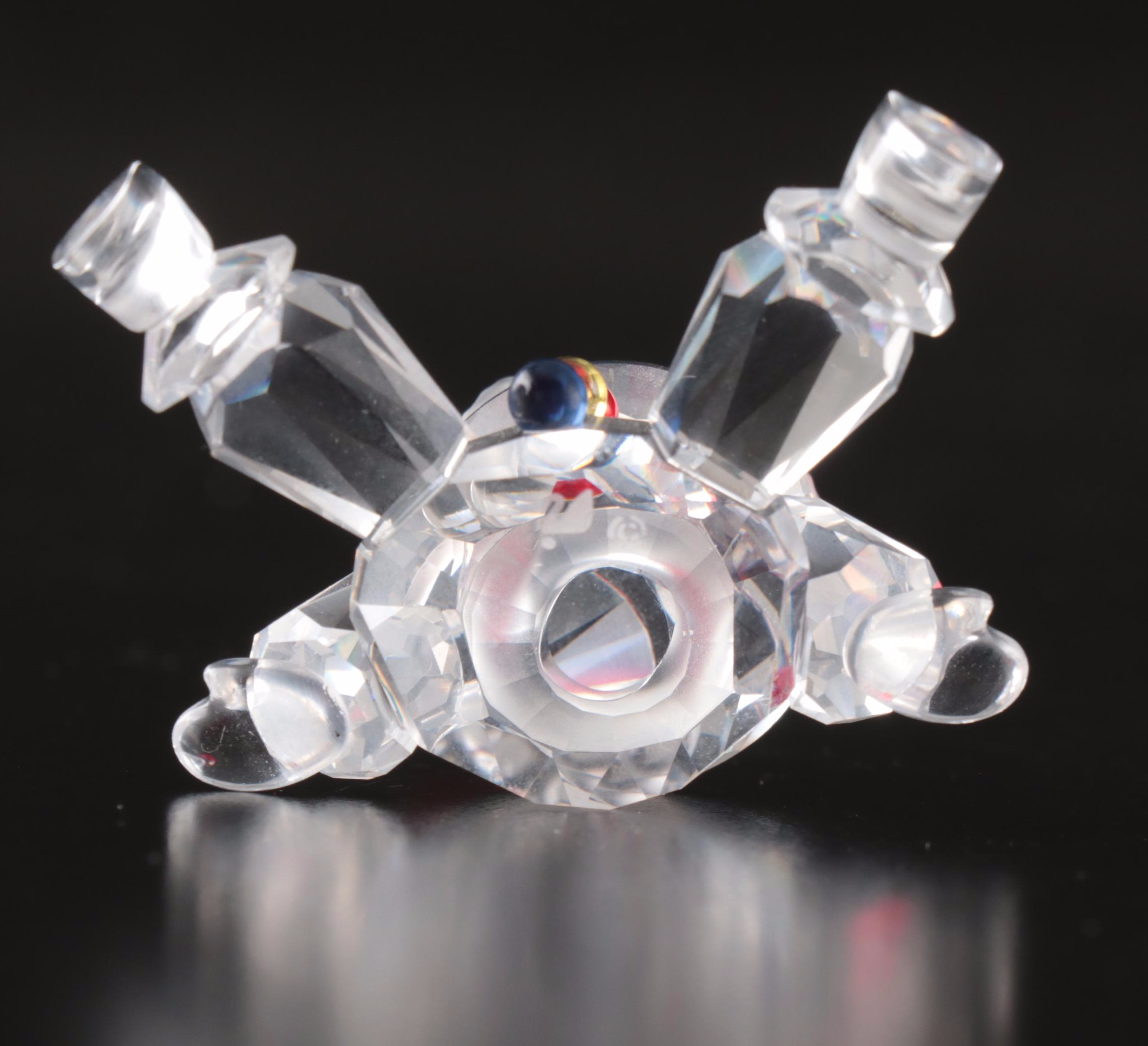 Swarovski Crystal Rocking Horse, Baby Stroller, and Clown Figurines