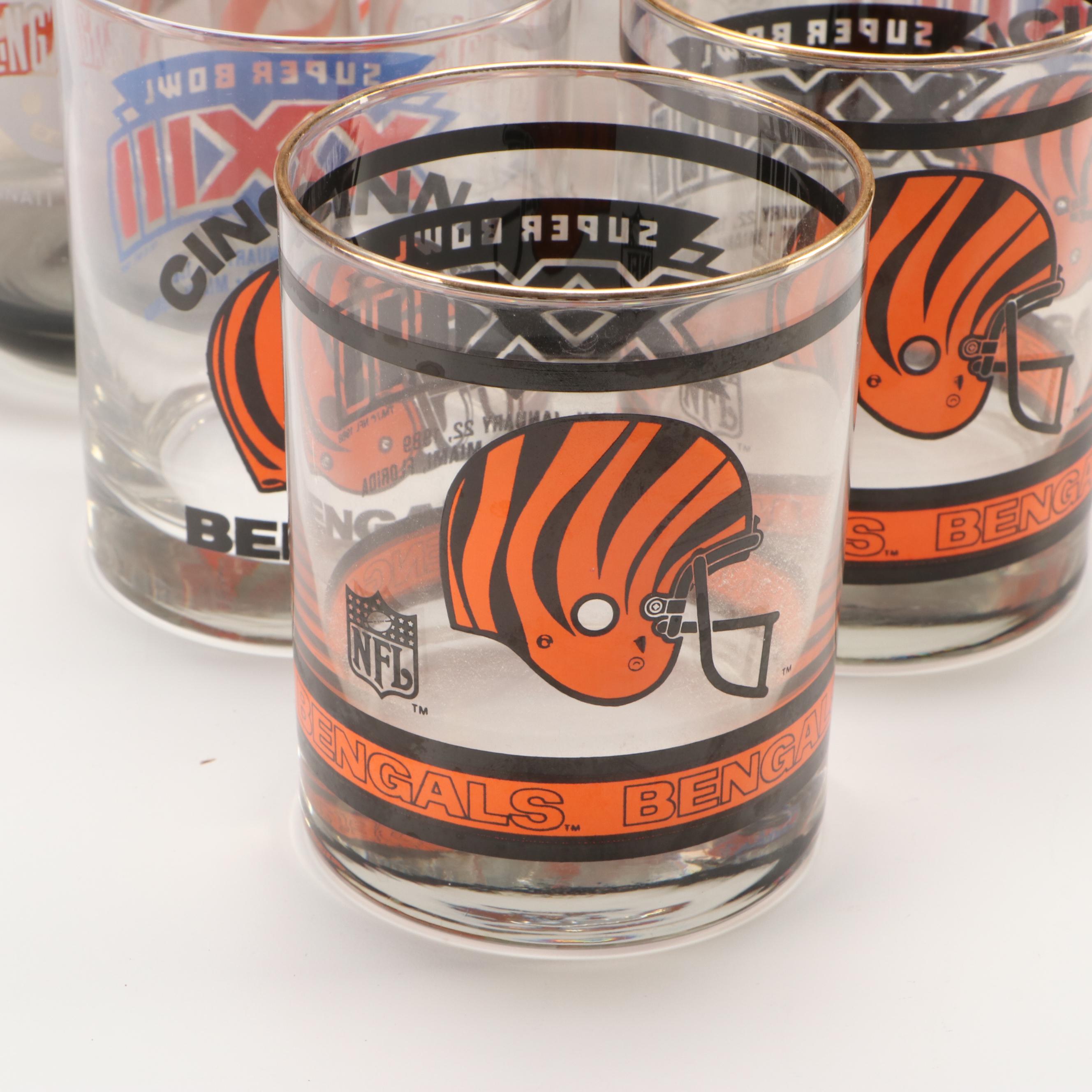 Cincinnati Bengals Football-Shaped, Commemorative, and More Glasses and Tumblers