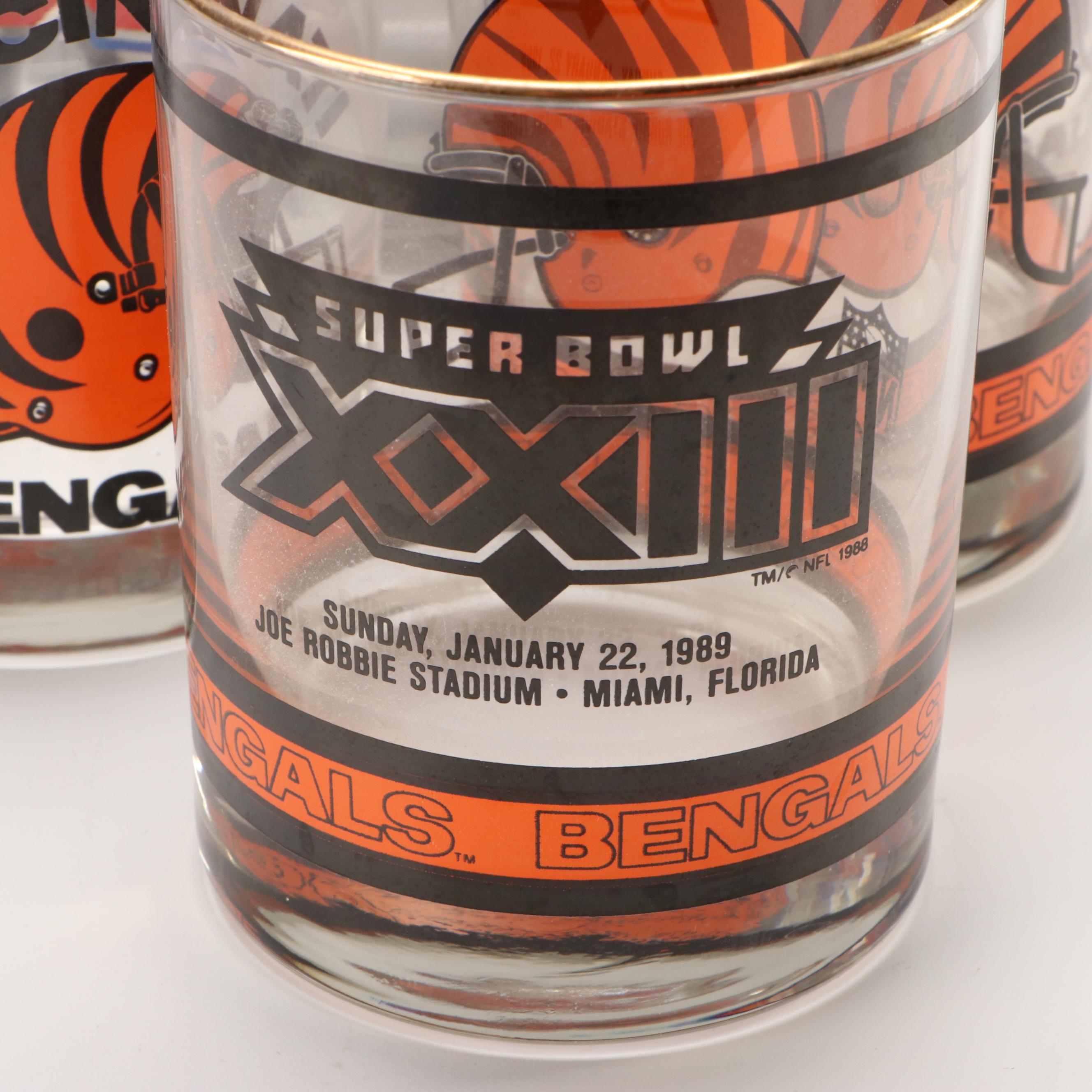Cincinnati Bengals Football-Shaped, Commemorative, and More Glasses and Tumblers