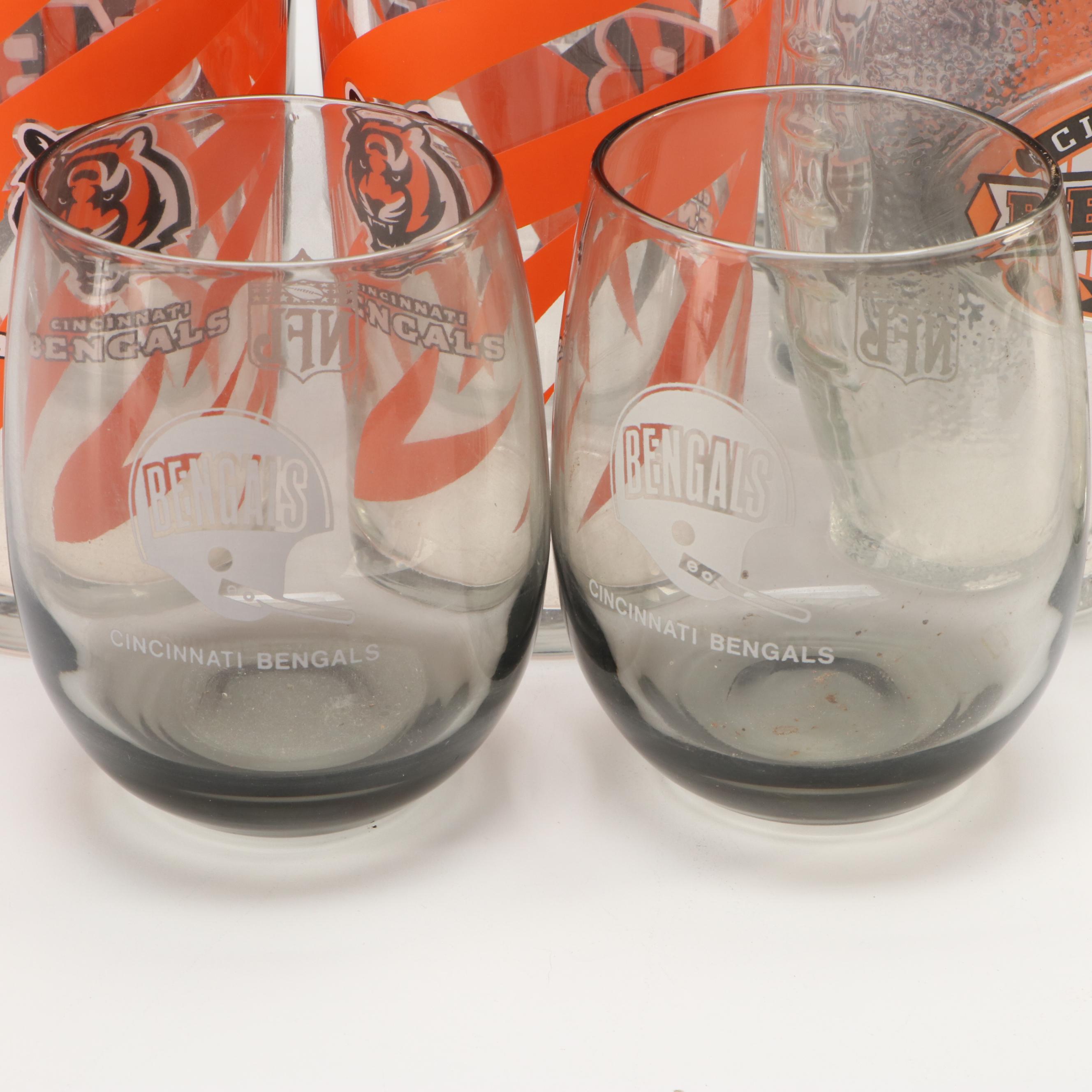 Cincinnati Bengals Football-Shaped, Commemorative, and More Glasses and Tumblers