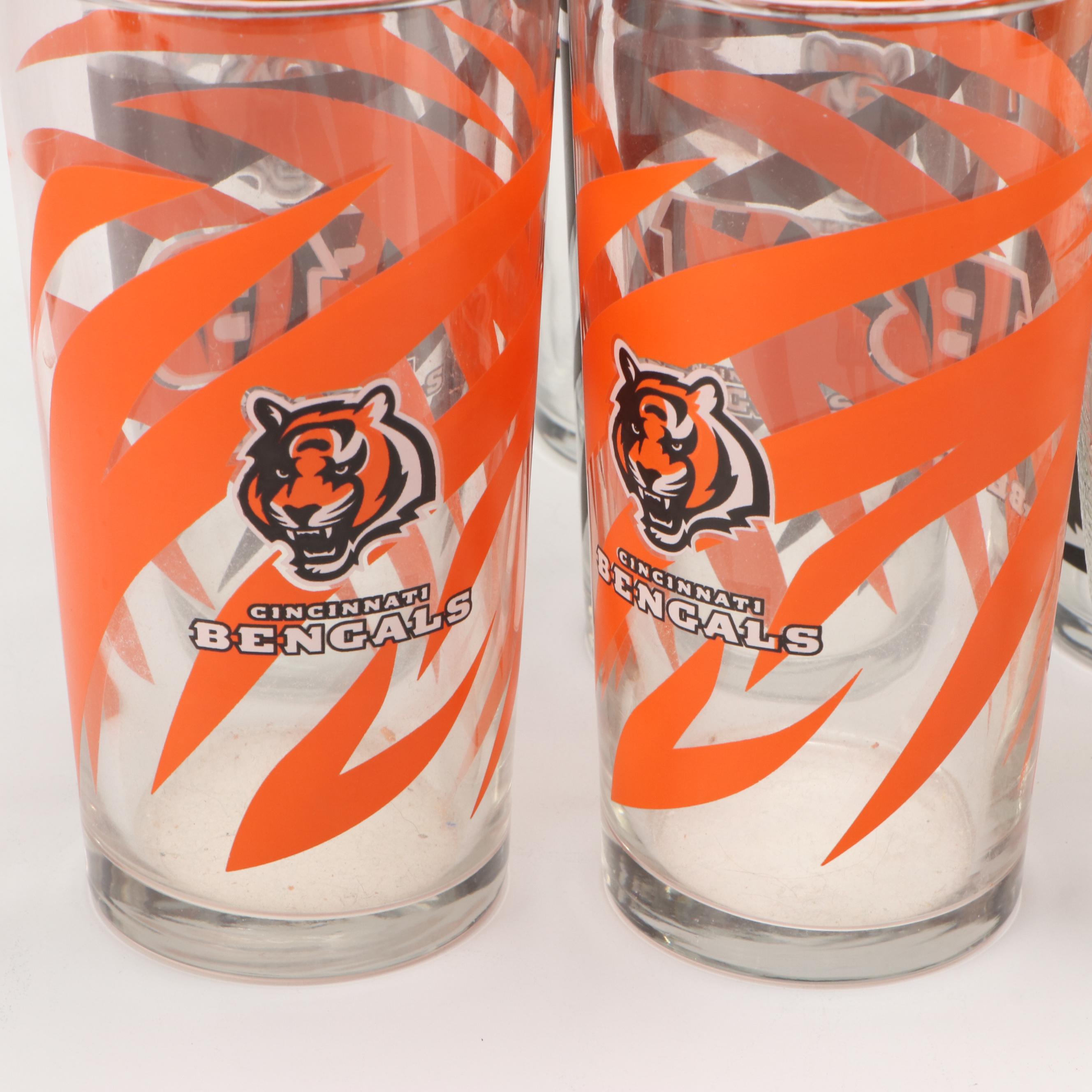 Cincinnati Bengals Football-Shaped, Commemorative, and More Glasses and Tumblers