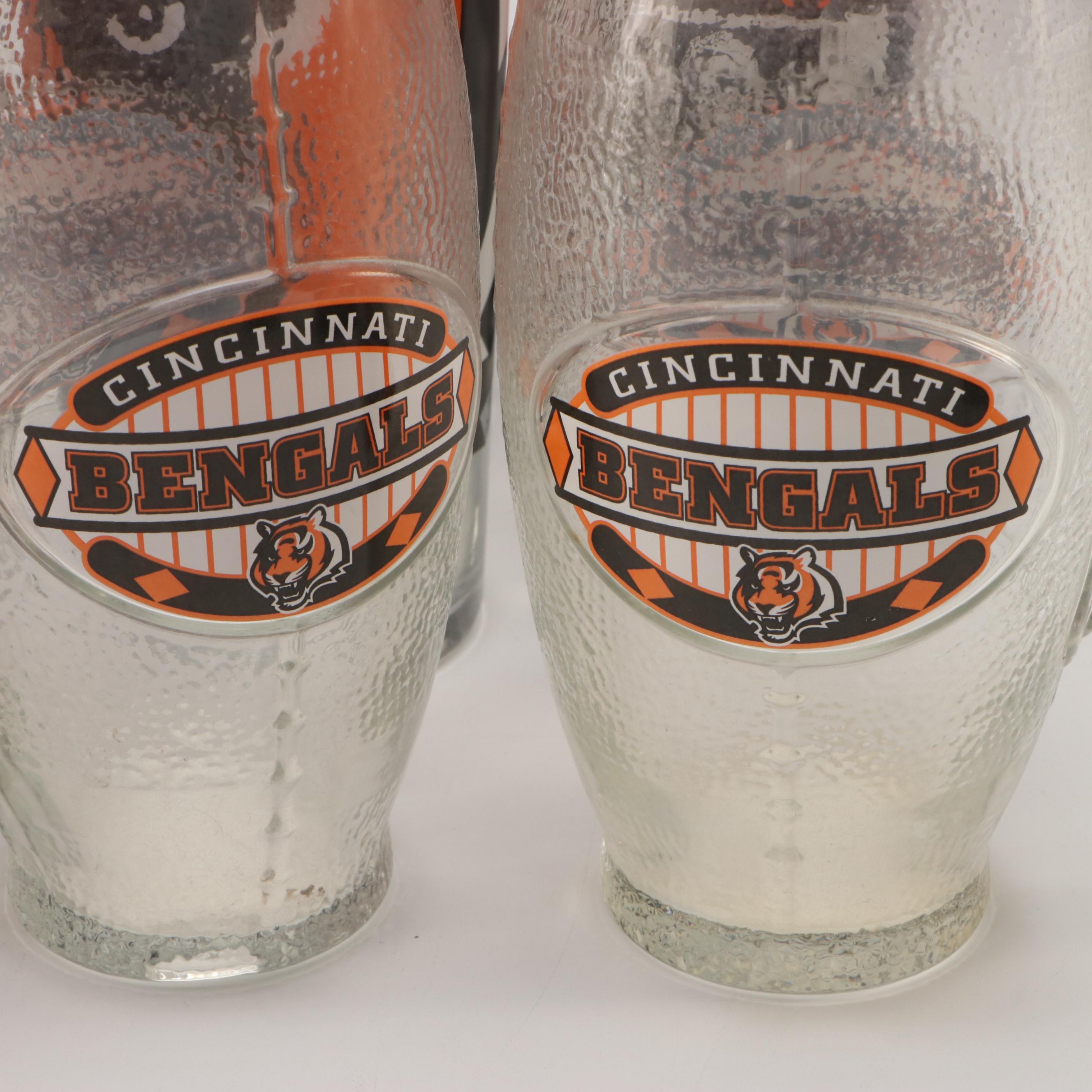 Cincinnati Bengals Football-Shaped, Commemorative, and More Glasses and Tumblers