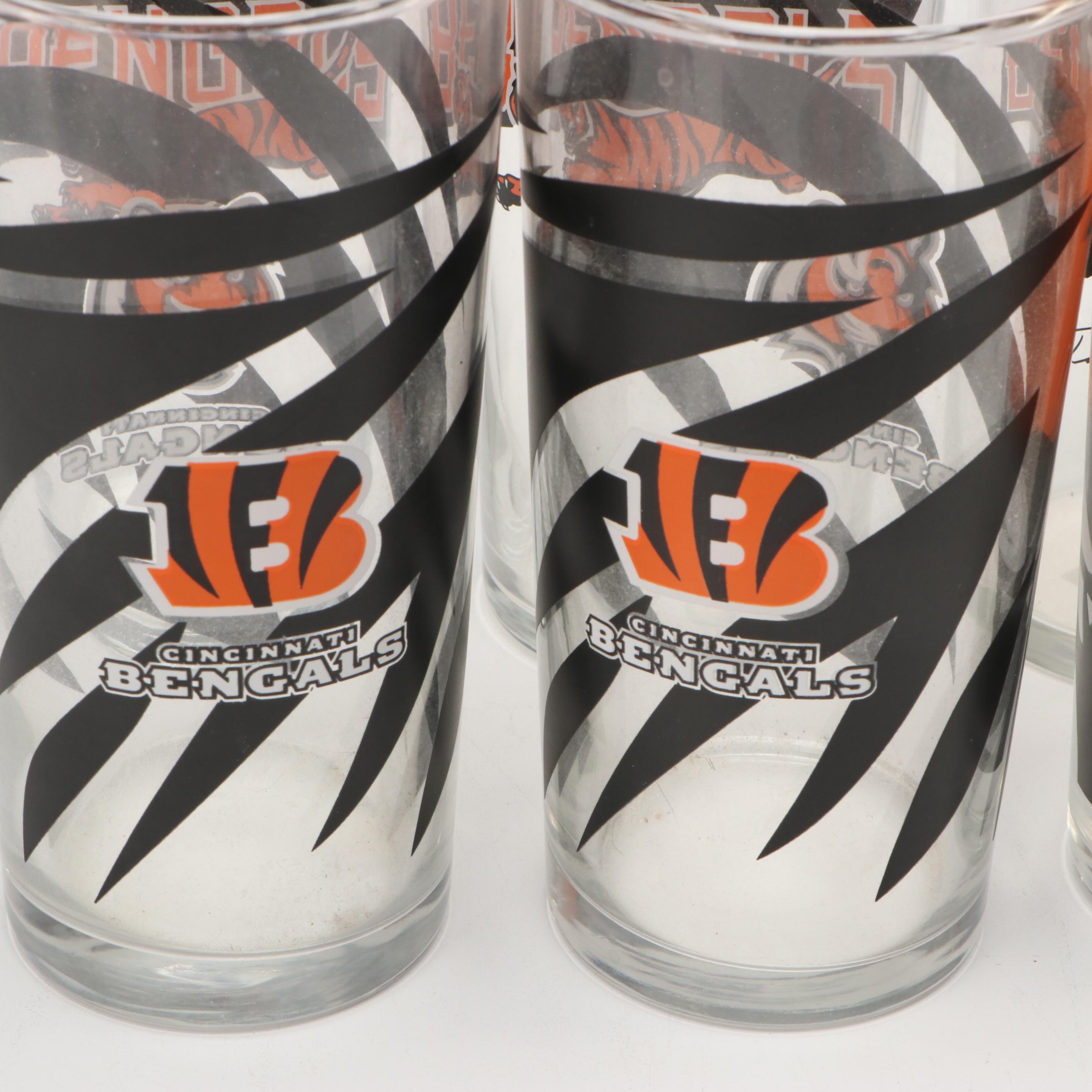 Cincinnati Bengals Football-Shaped, Commemorative, and More Glasses and Tumblers