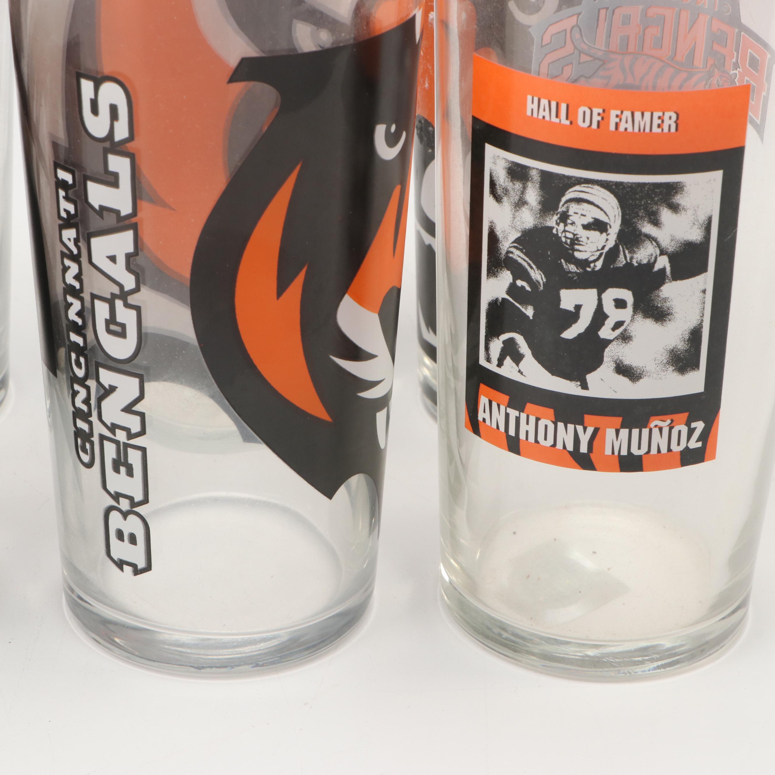 Cincinnati Bengals Football-Shaped, Commemorative, and More Glasses and Tumblers
