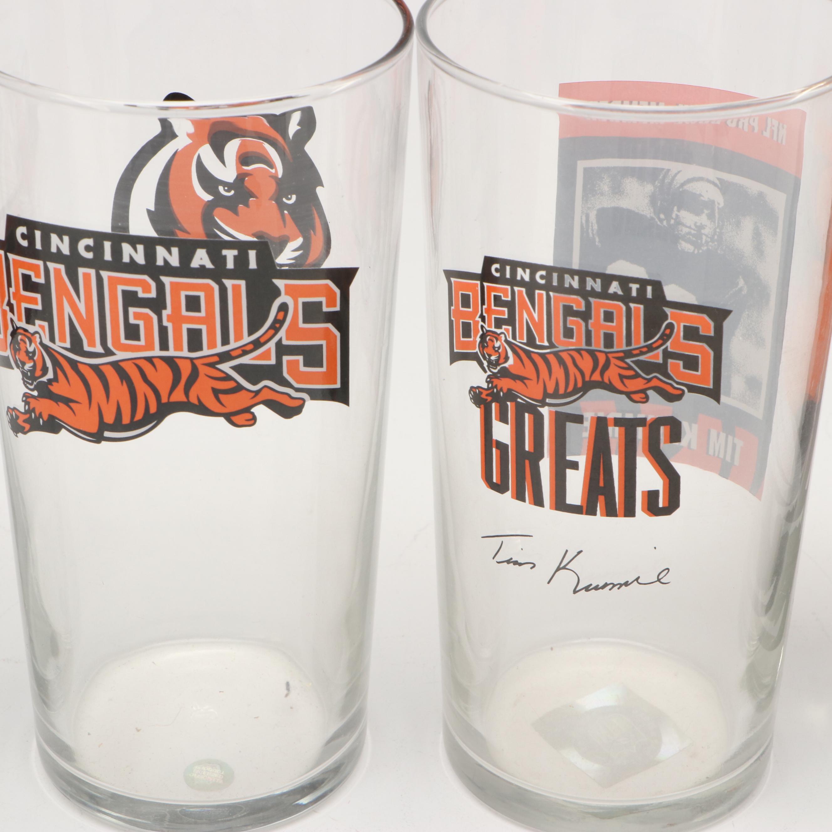 Cincinnati Bengals Football-Shaped, Commemorative, and More Glasses and Tumblers