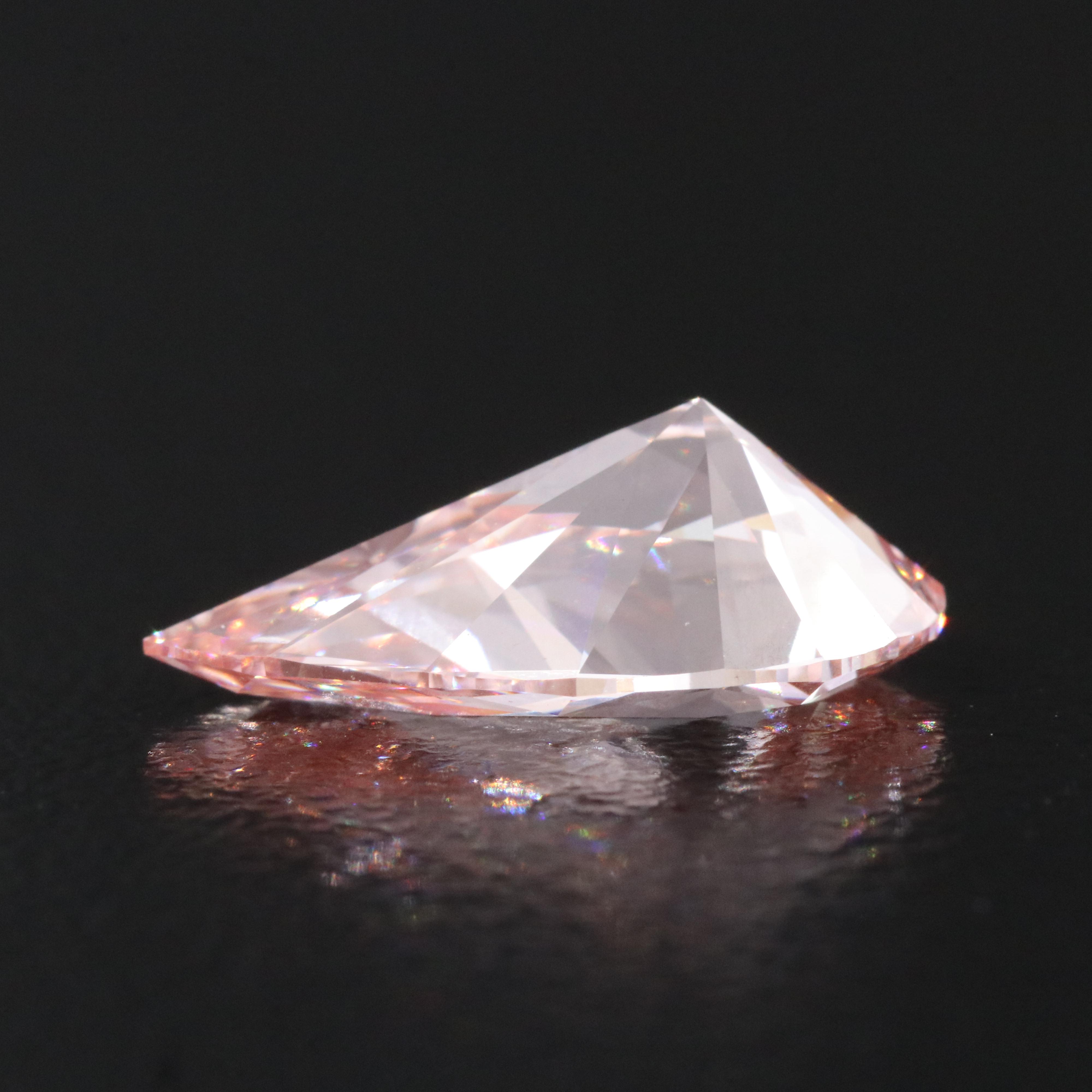 Loose 3.07 CT Lab Grown Fancy Pink Diamond with IGI Report