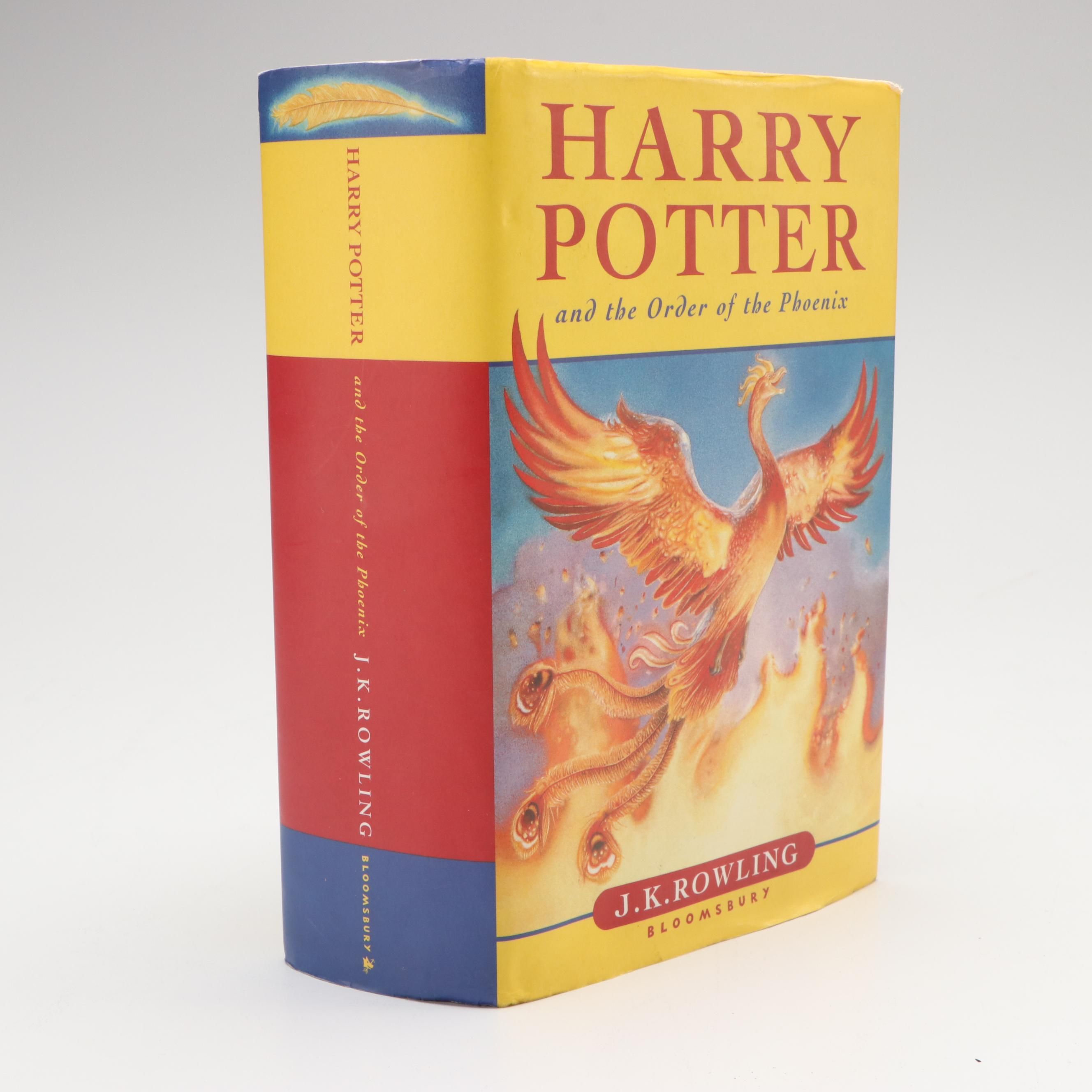 First UK Edition "Harry Potter and the Order of the Phoenix" by J. K. Rowling