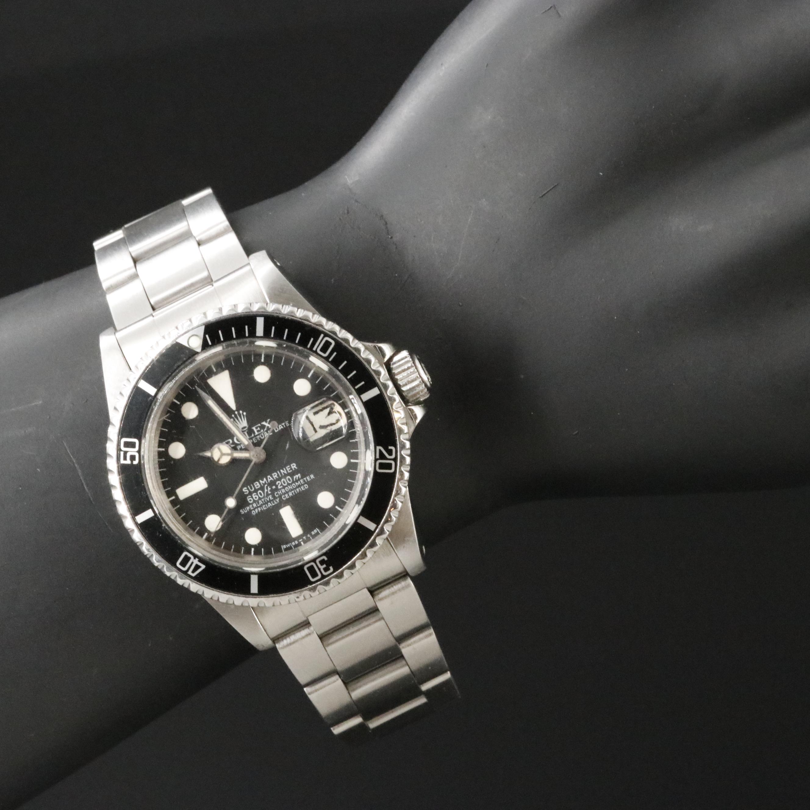 1978 Rolex Submariner St. Steel Date 1680 Watch