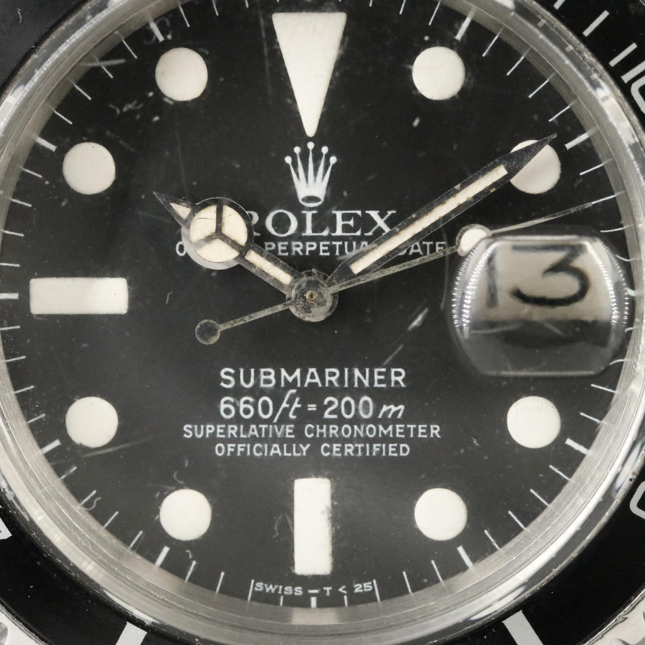 1978 Rolex Submariner St. Steel Date 1680 Watch