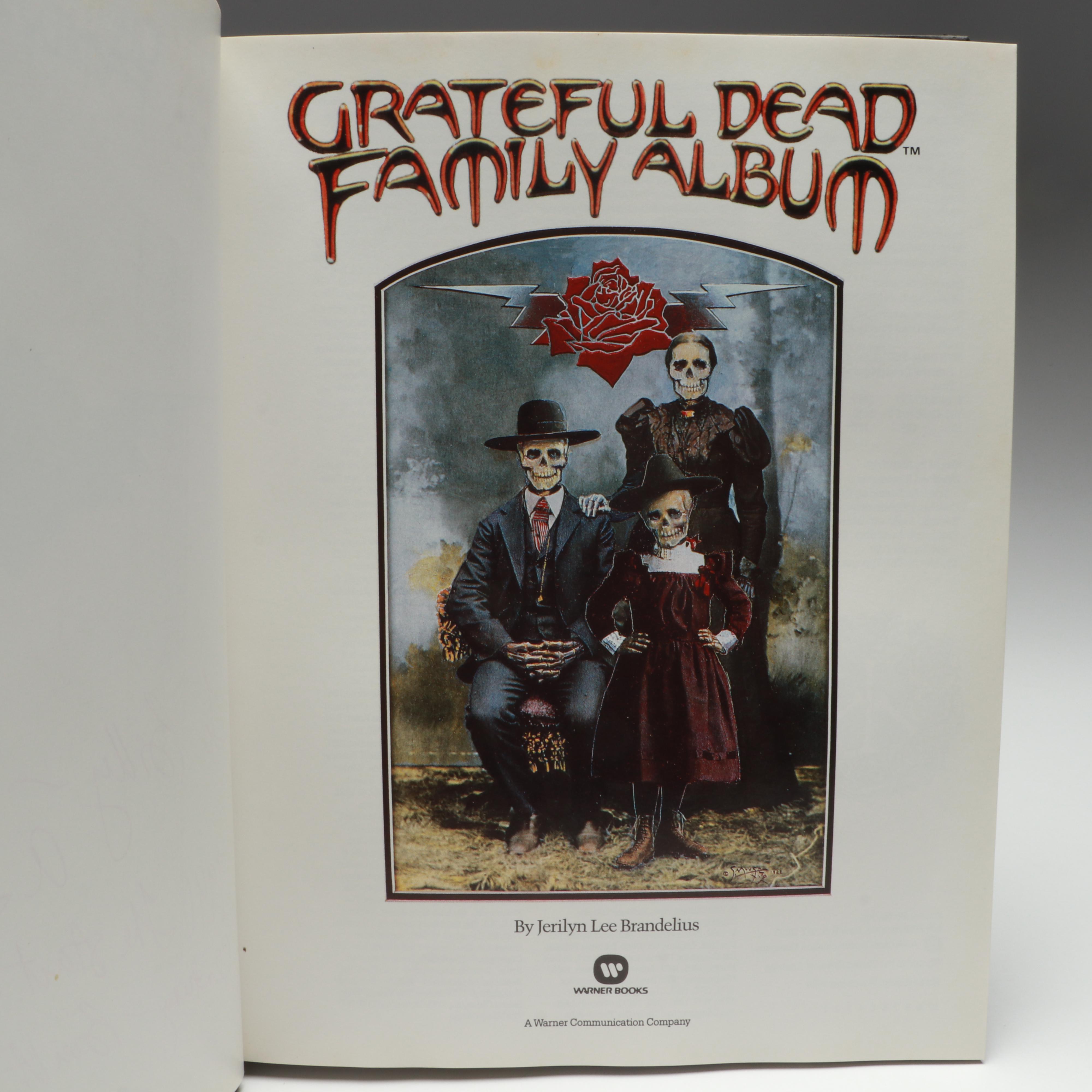 Signed First Printing "Grateful Dead Family Album" by Jerilyn Lee Brandelius