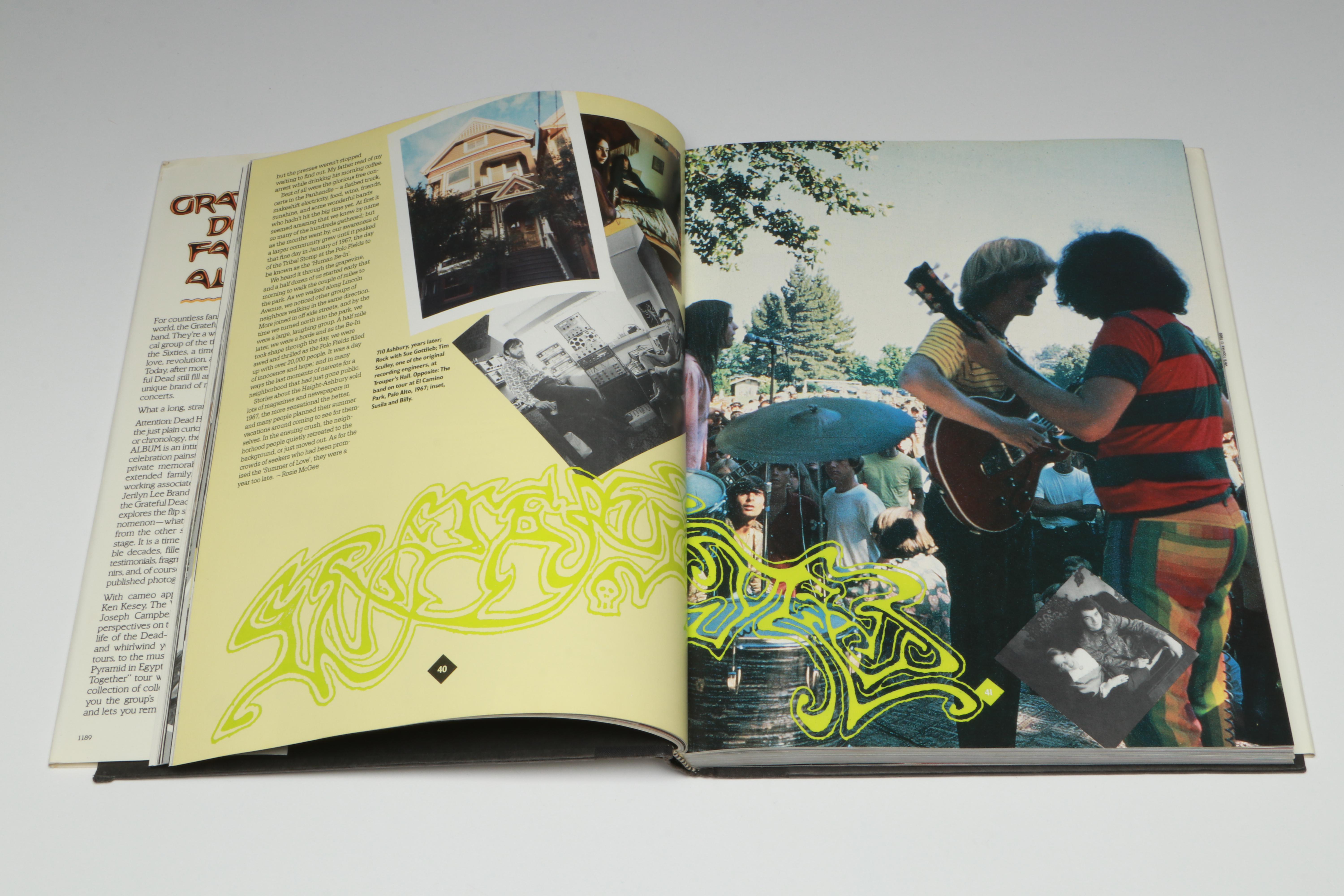 Signed First Printing "Grateful Dead Family Album" by Jerilyn Lee Brandelius