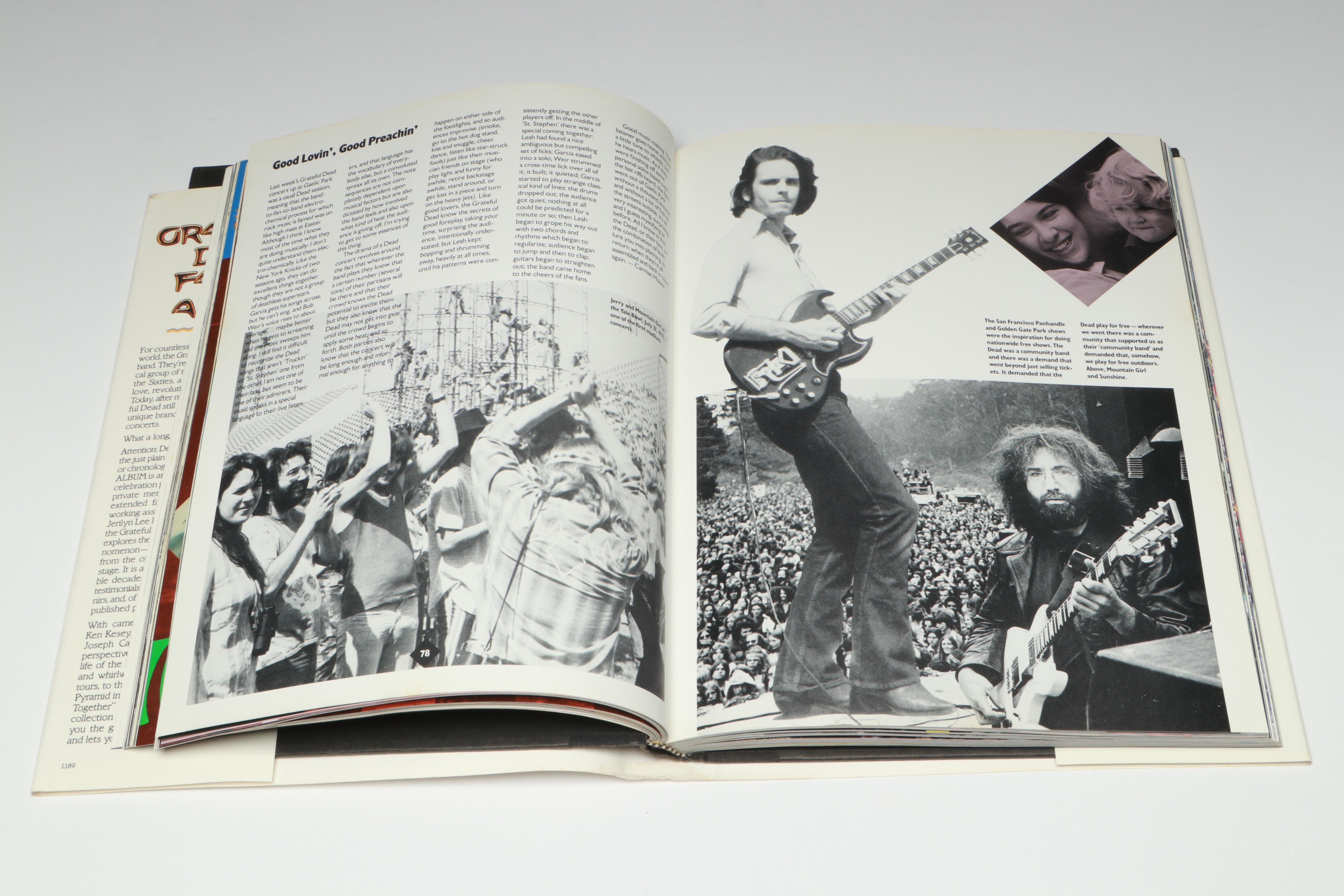 Signed First Printing "Grateful Dead Family Album" by Jerilyn Lee Brandelius