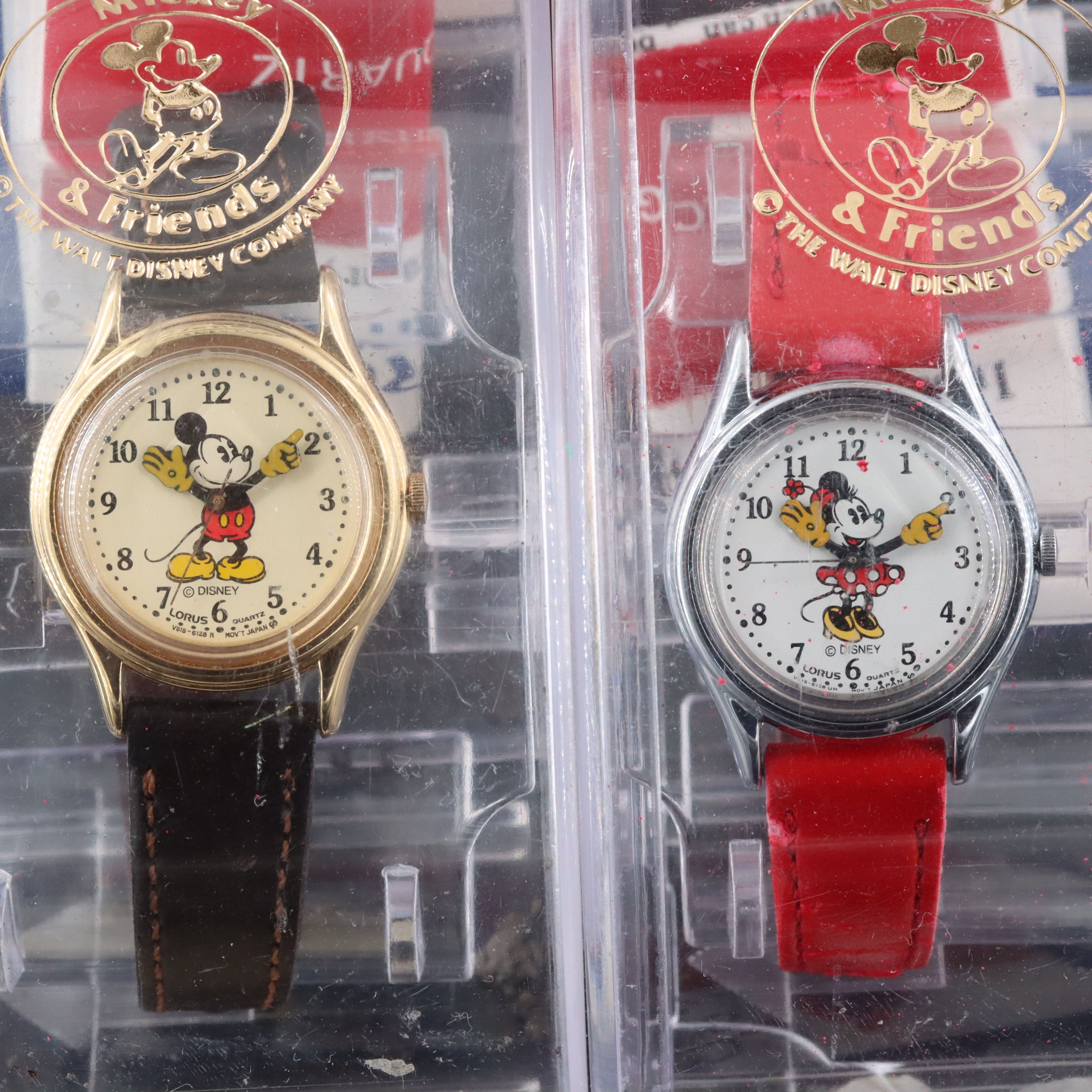 Lorus Mickey and Friends Mickey and Minnie Mouse Quartz Watches