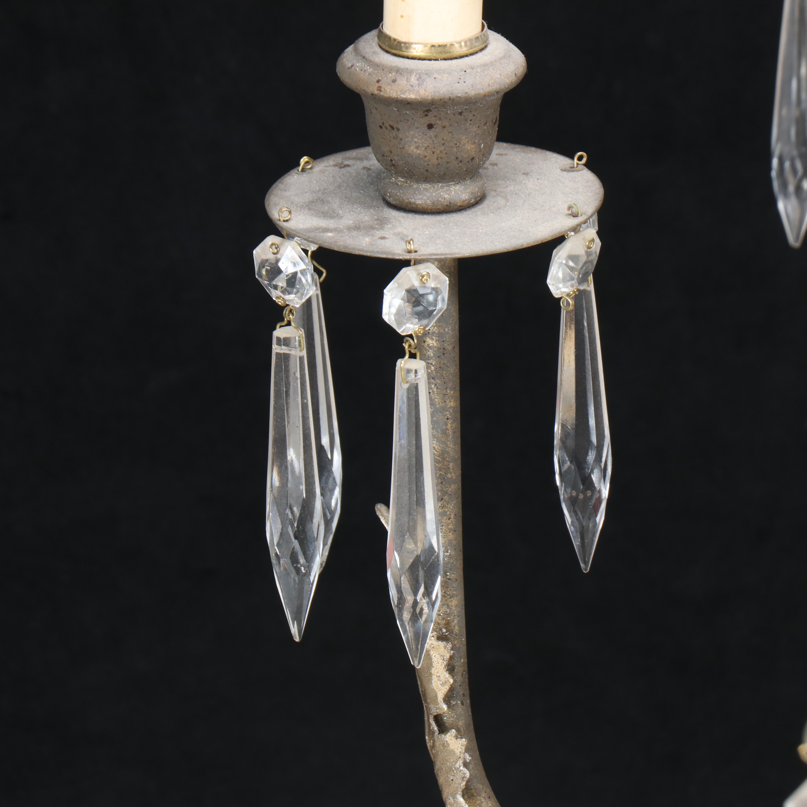Niermann Weeks "Swedish" for Currey & Co. Cascading Glass Eight-Arm Chandelier
