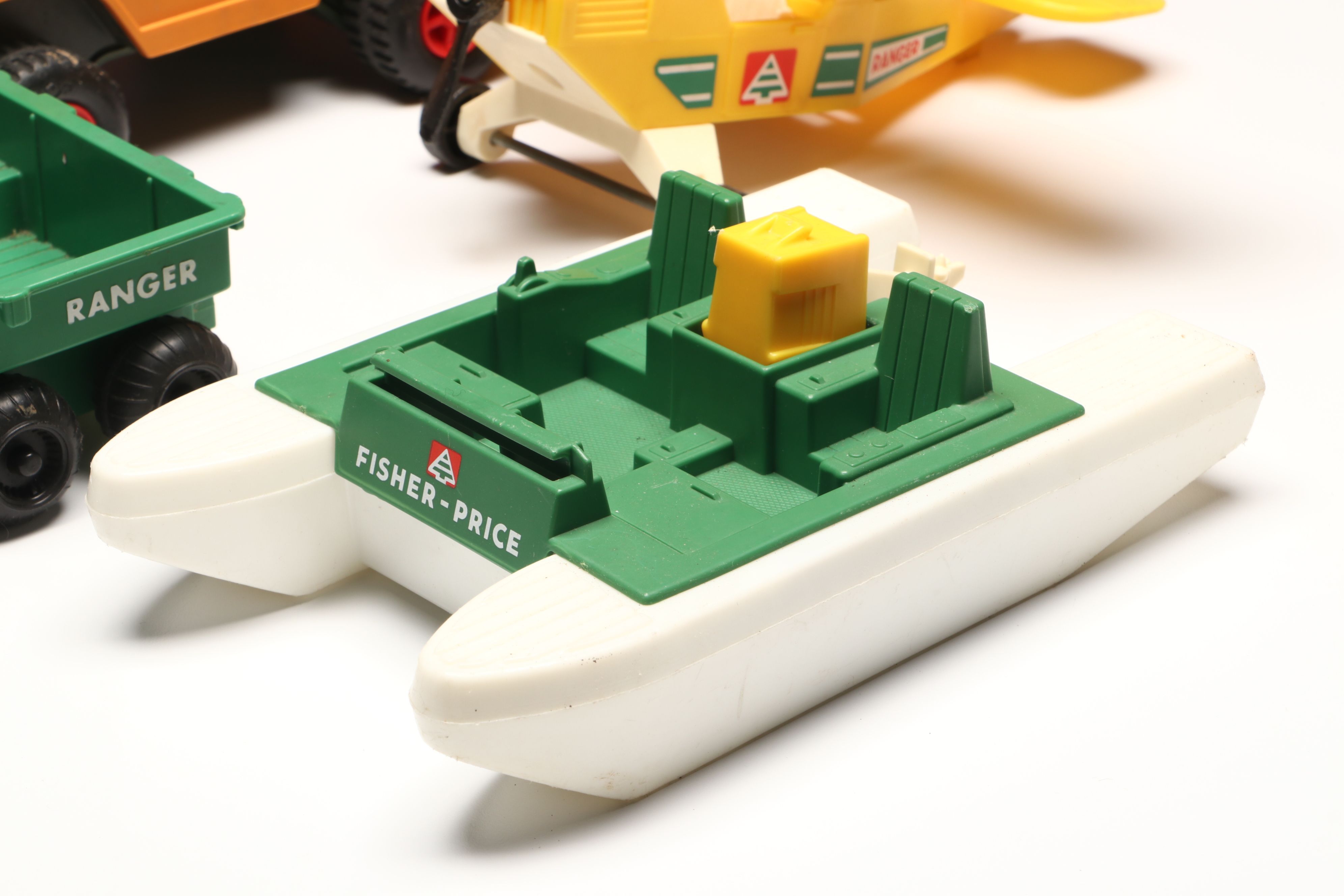 Fisher-Price Plastic Vehicle Toys, Late 20th Century