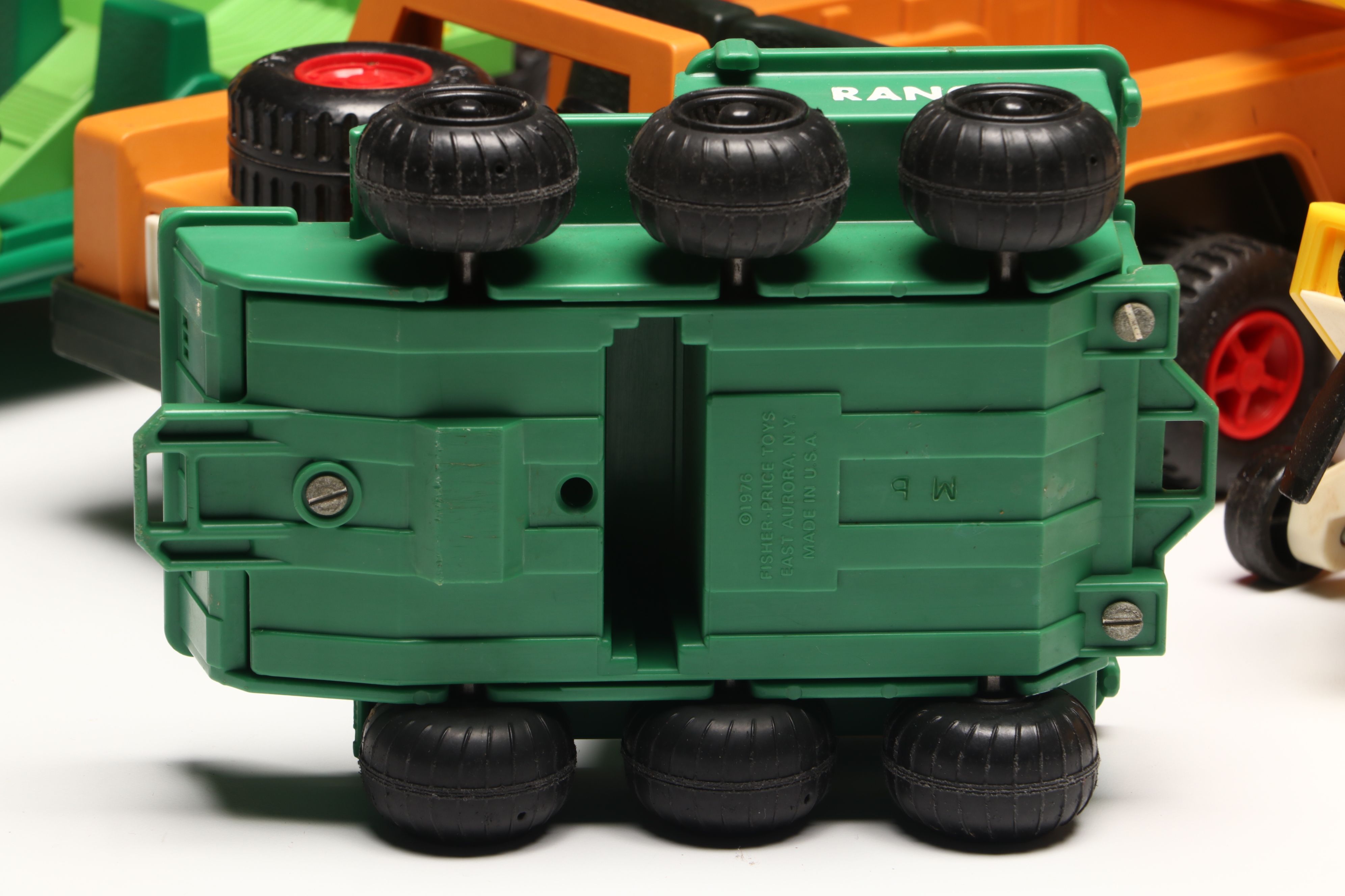 Fisher-Price Plastic Vehicle Toys, Late 20th Century