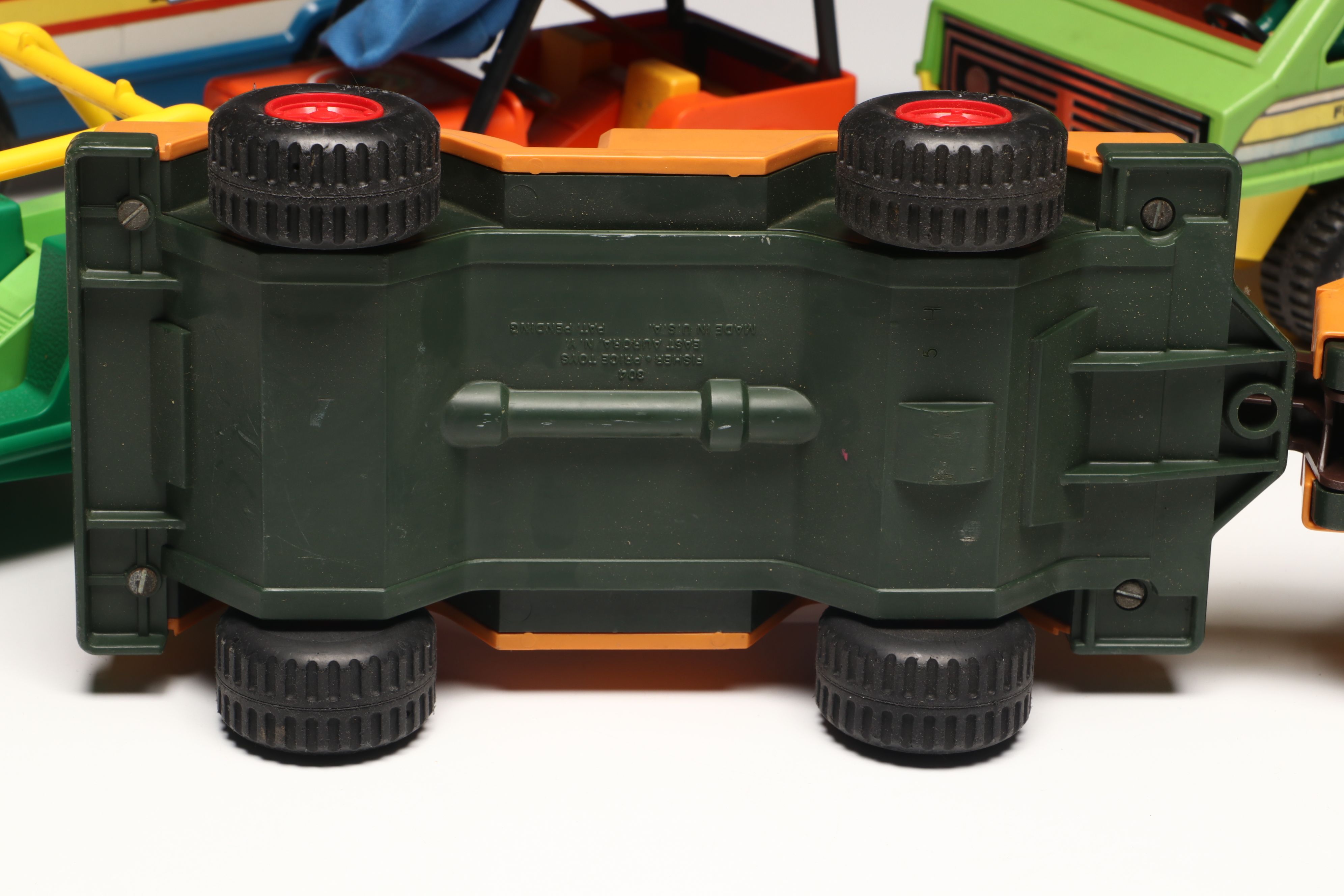 Fisher-Price Plastic Vehicle Toys, Late 20th Century