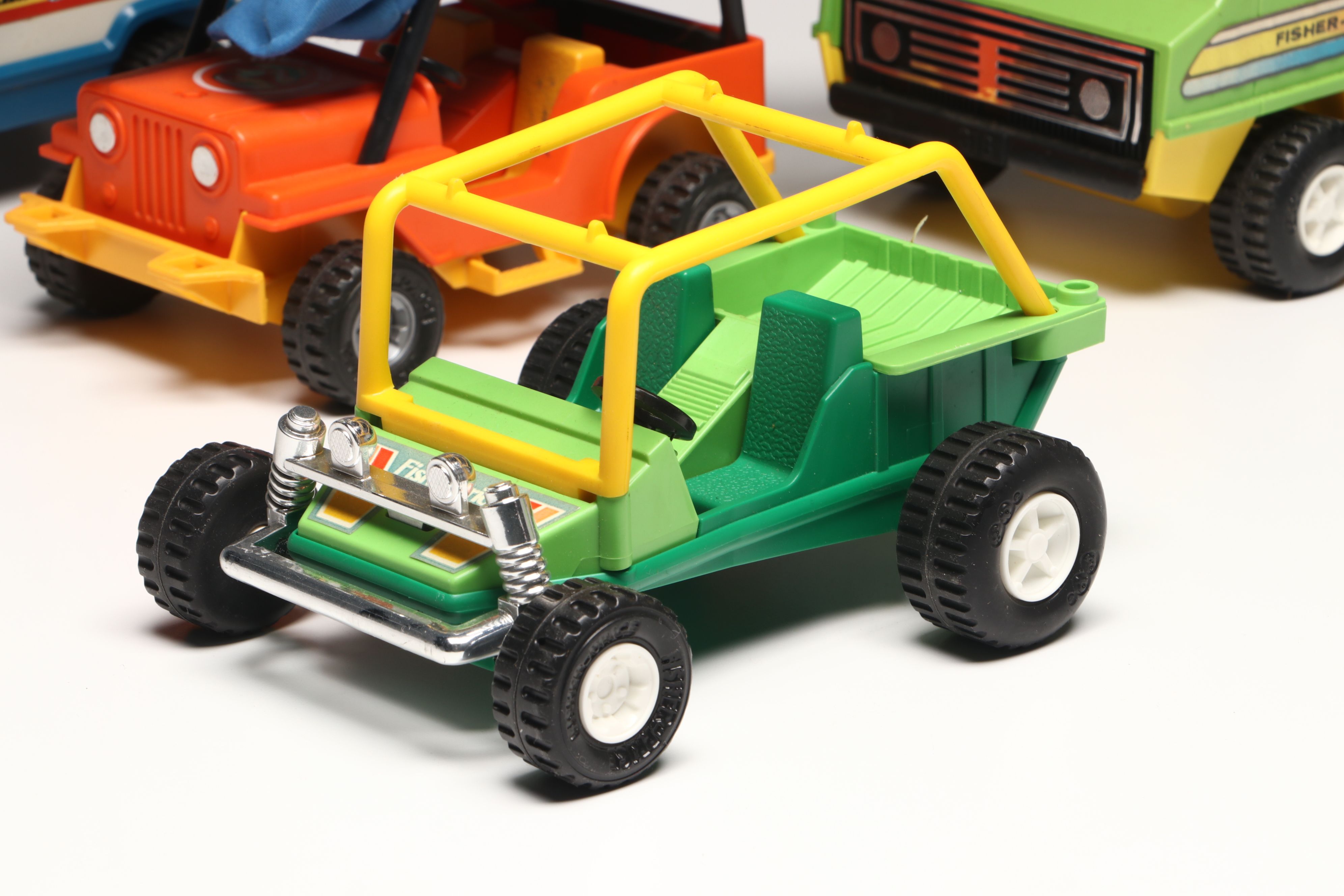 Fisher-Price Plastic Vehicle Toys, Late 20th Century