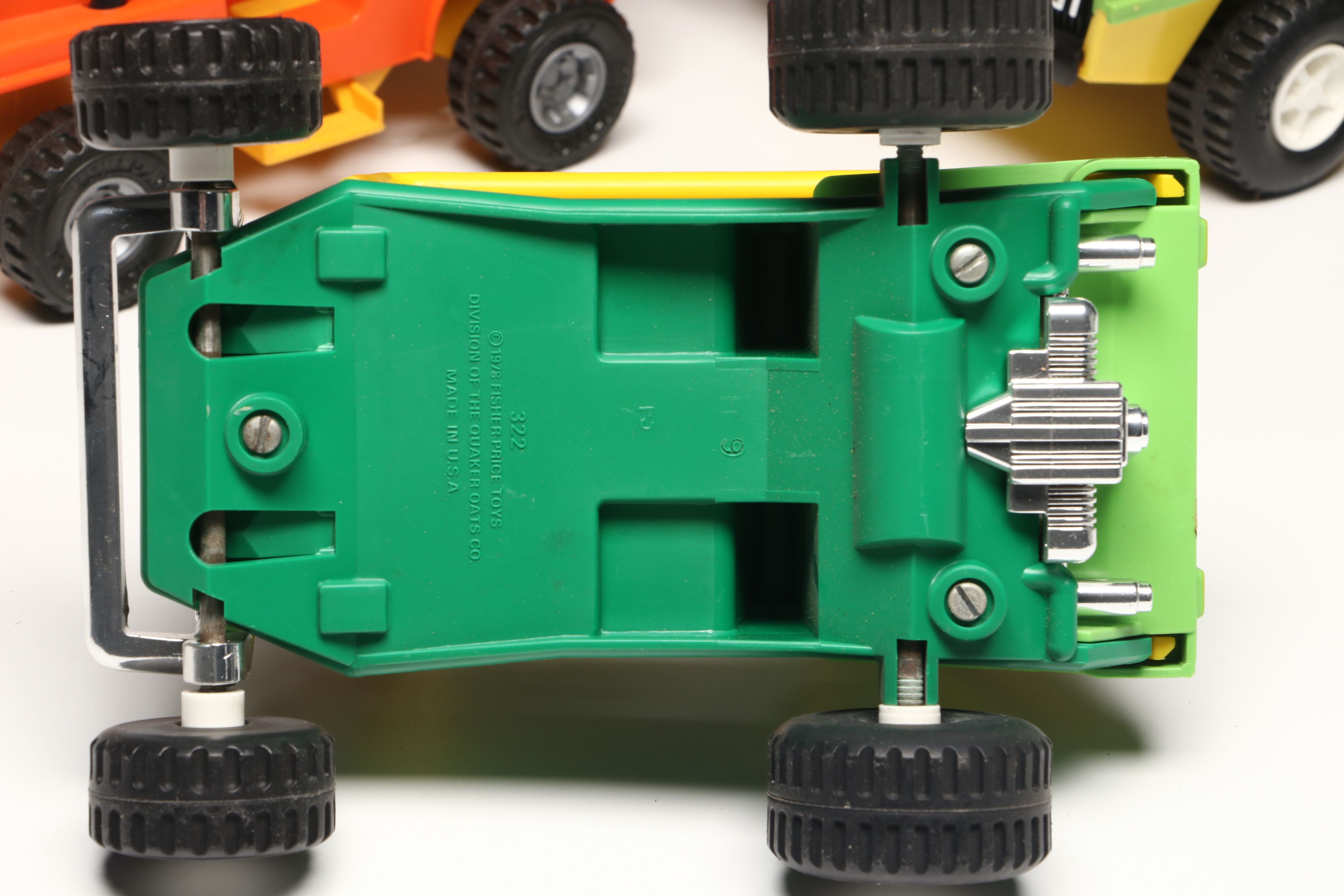 Fisher-Price Plastic Vehicle Toys, Late 20th Century