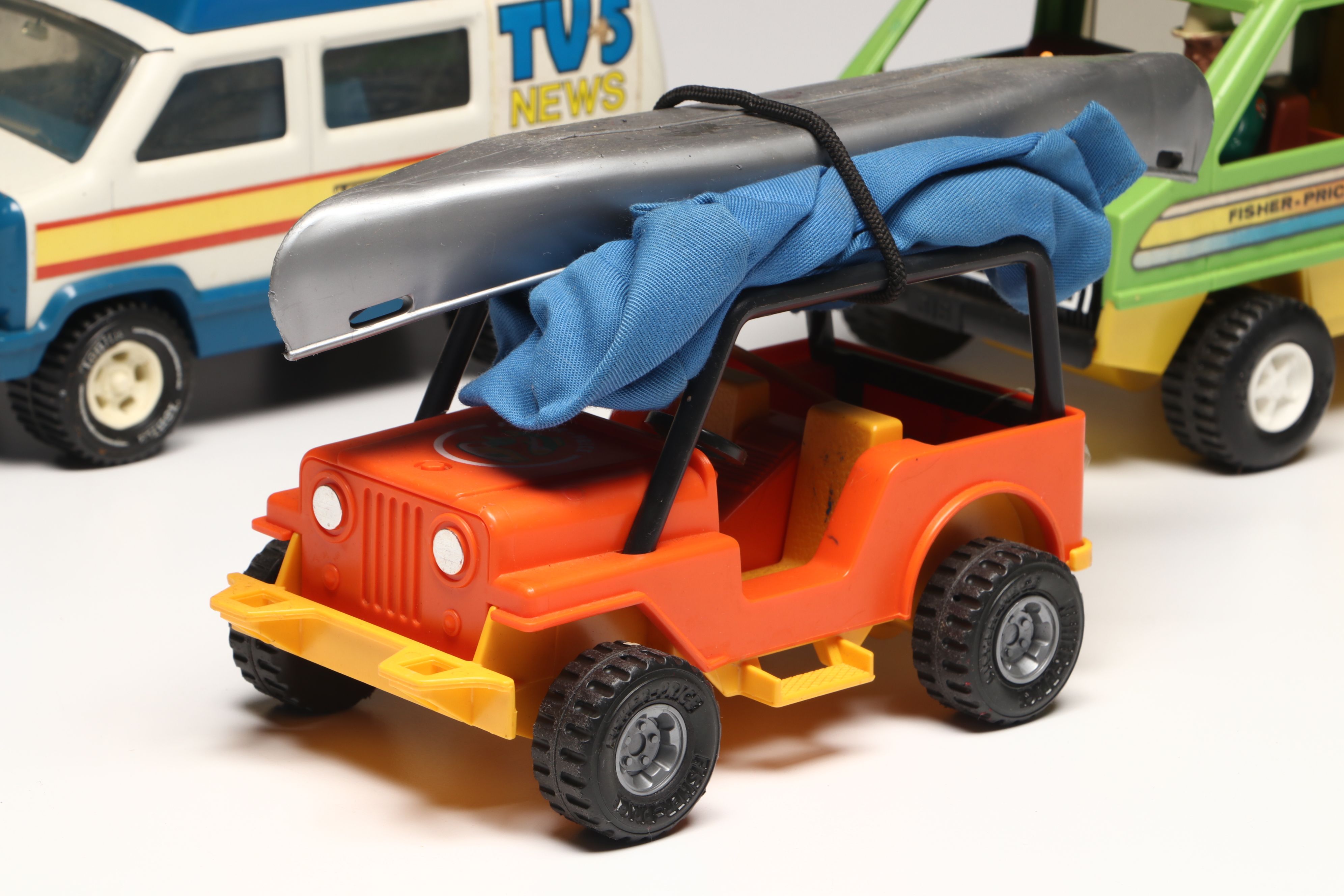 Fisher-Price Plastic Vehicle Toys, Late 20th Century