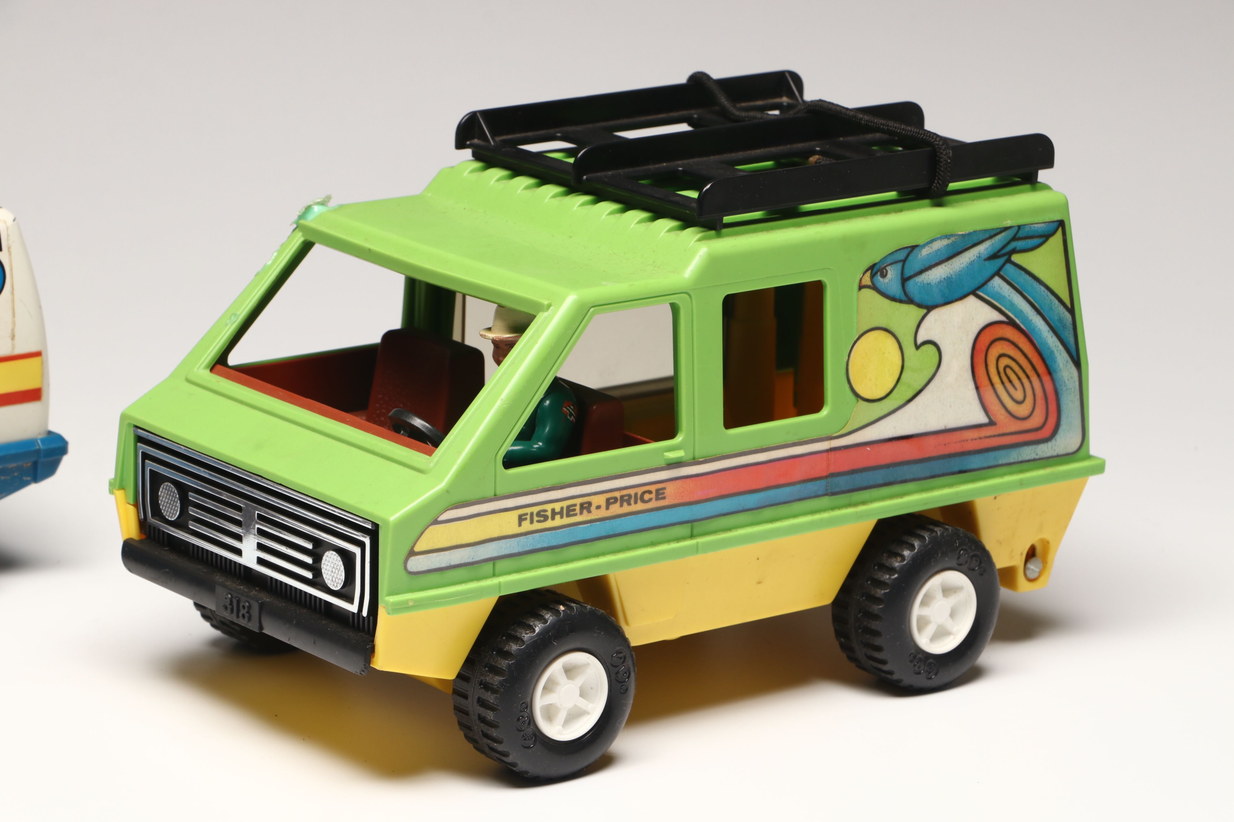 Fisher-Price Plastic Vehicle Toys, Late 20th Century