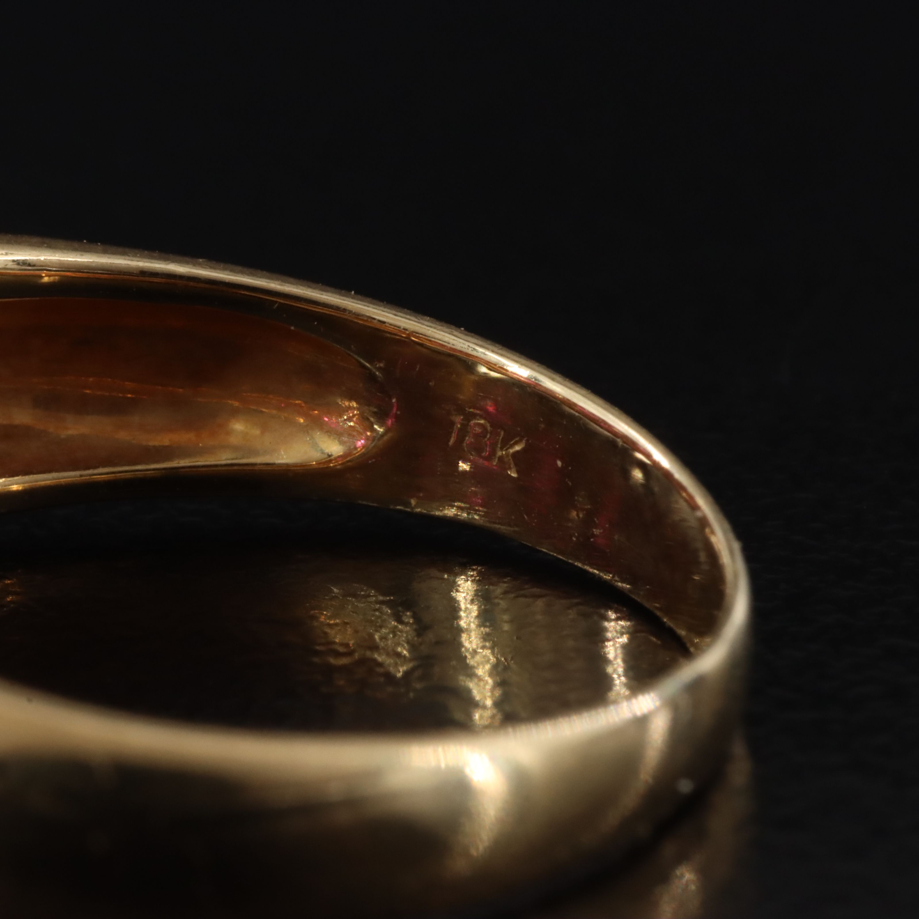 18K Ruby and Diamond Dome Ring