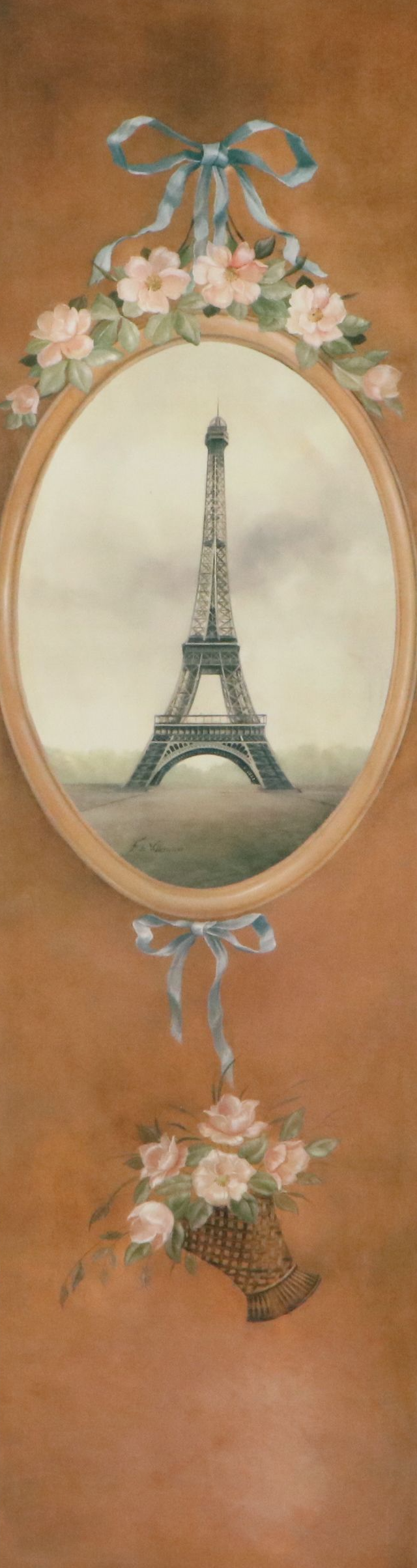 Fabrice de Villeneuve Giclée "Tour Eiffel," 21st Century