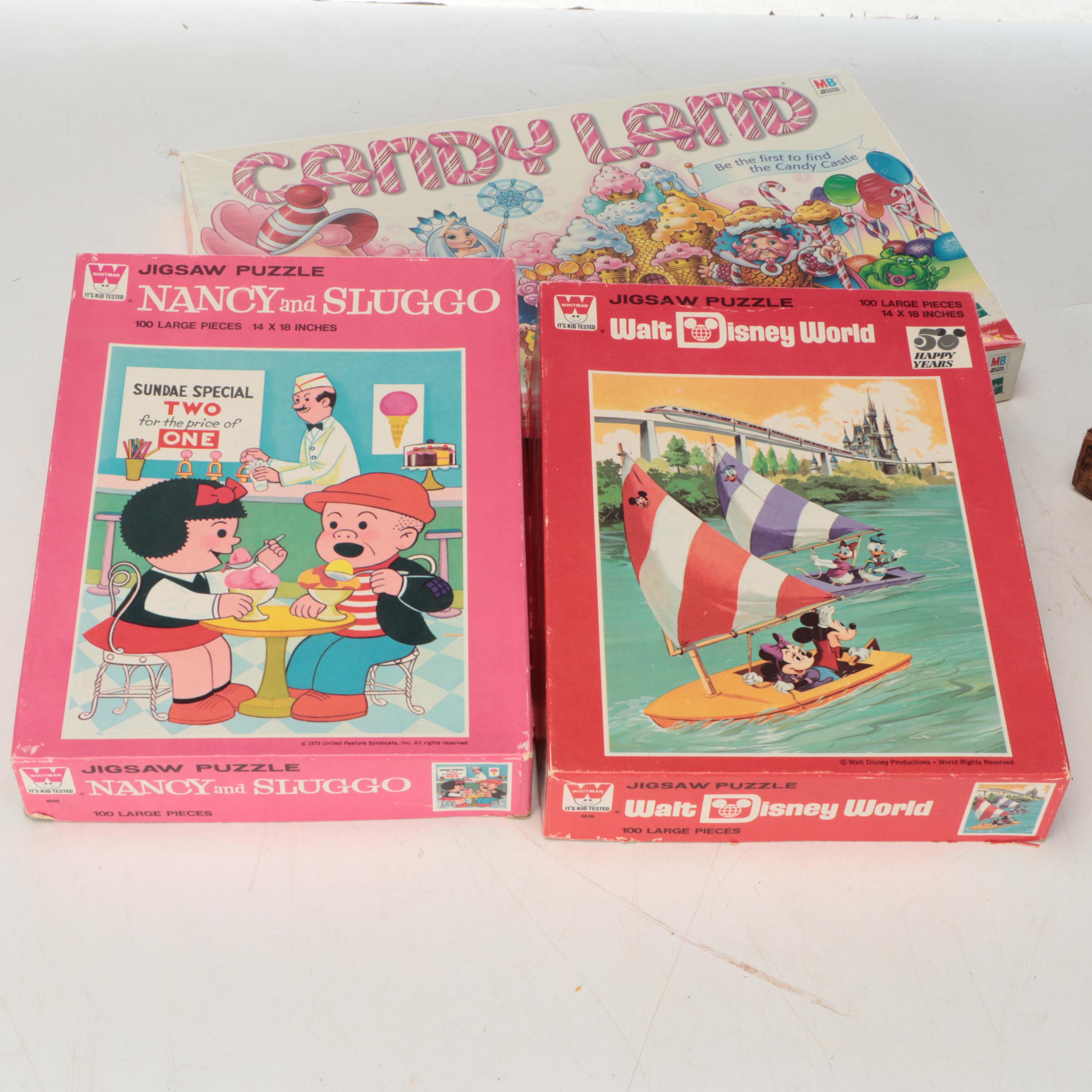 Hasbro Candy Land, Whitman "Tom and Jerry" Puzzle, and More Games and Puzzles