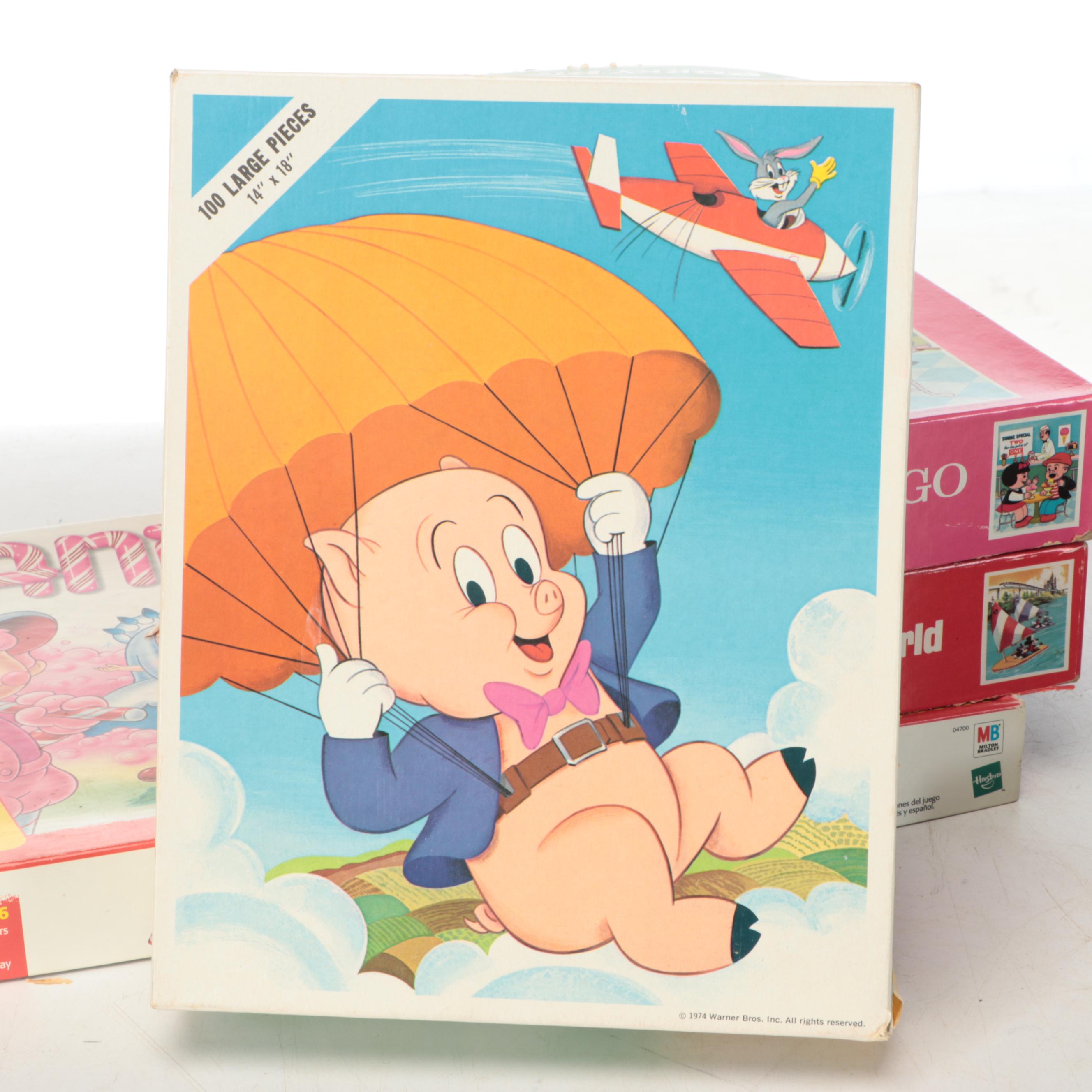 Hasbro Candy Land, Whitman "Tom and Jerry" Puzzle, and More Games and Puzzles