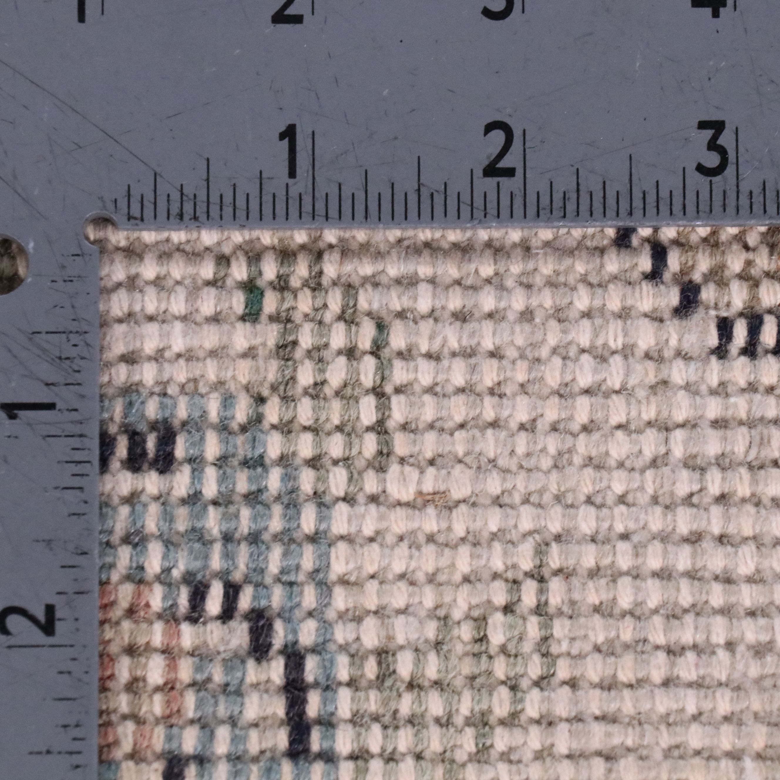 4'1 x 7'7 Hand-Knotted Persian Kerman Style Area Rug