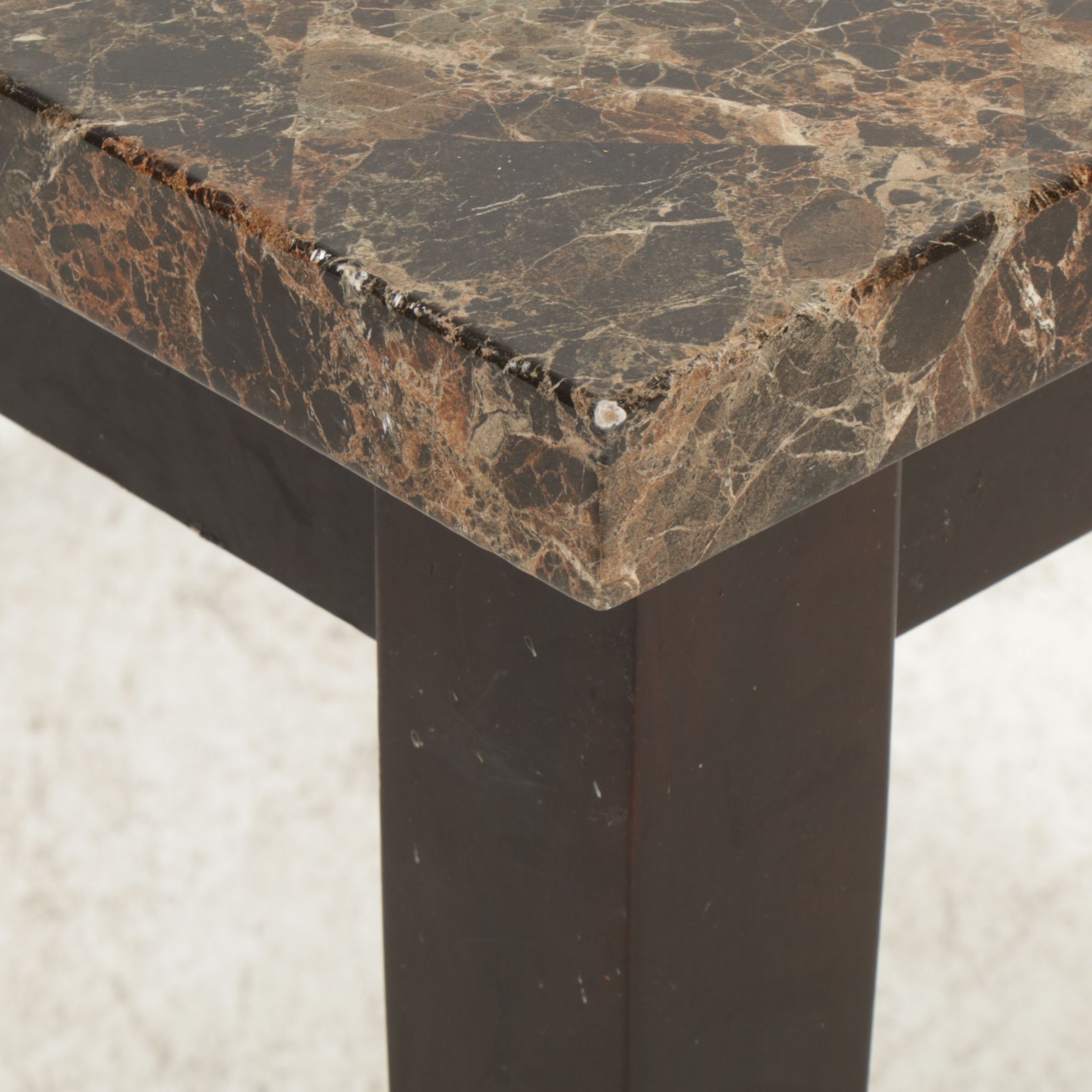 Darna Furniture Dining Table with Faux Marble Top, 2021