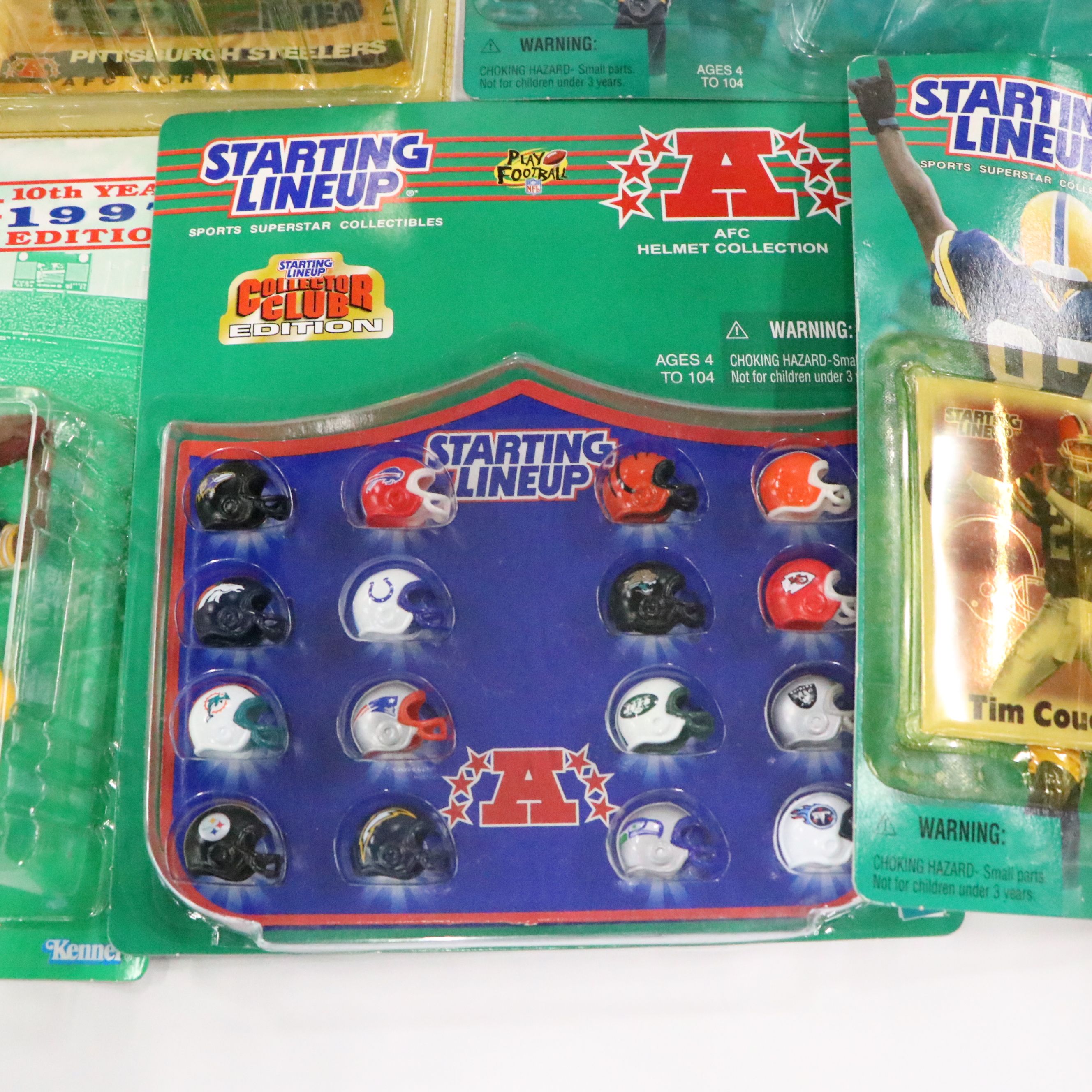 Starting Lineup Pittsburgh Steelers and Cleveland Browns Player Action Figures