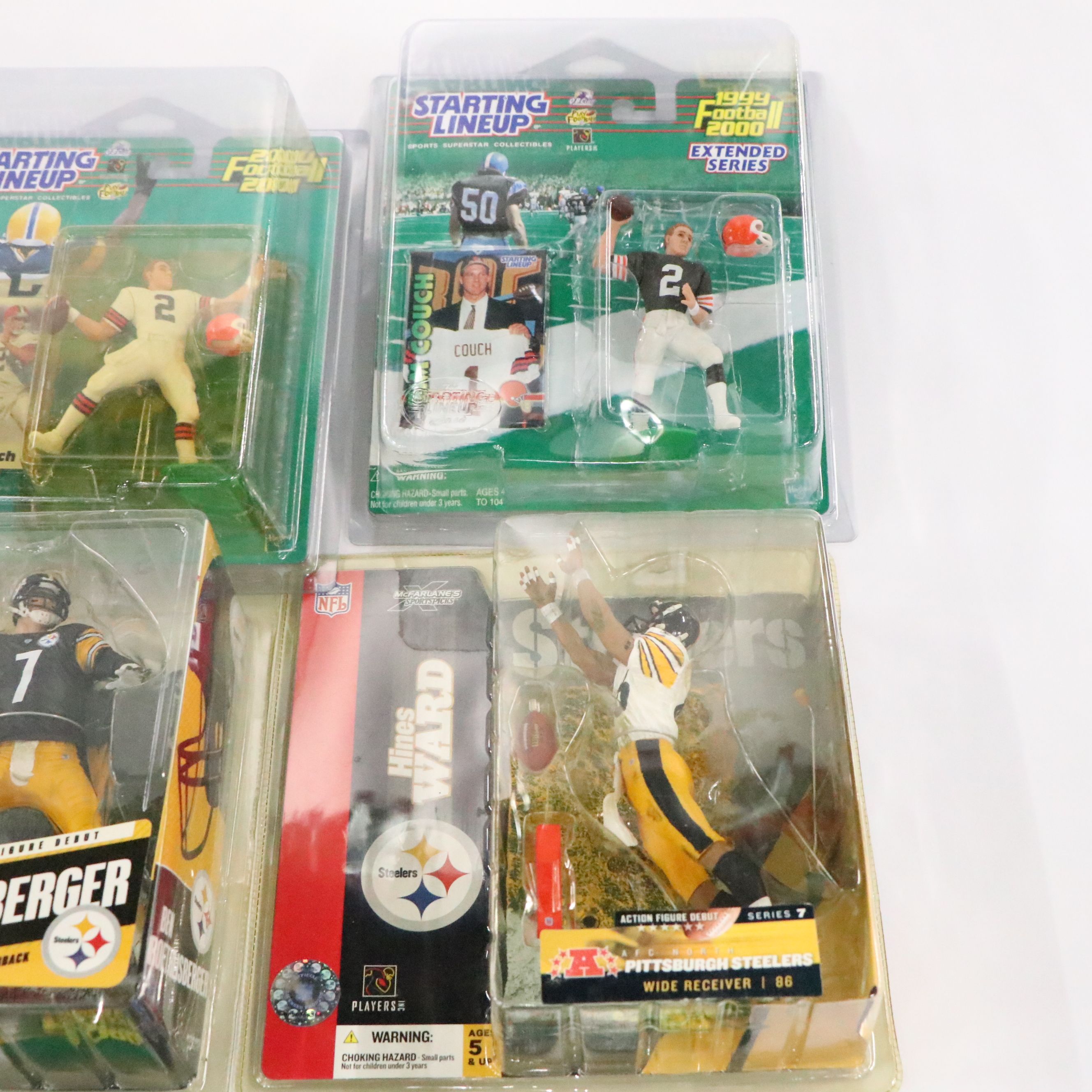Starting Lineup Pittsburgh Steelers and Cleveland Browns Player Action Figures