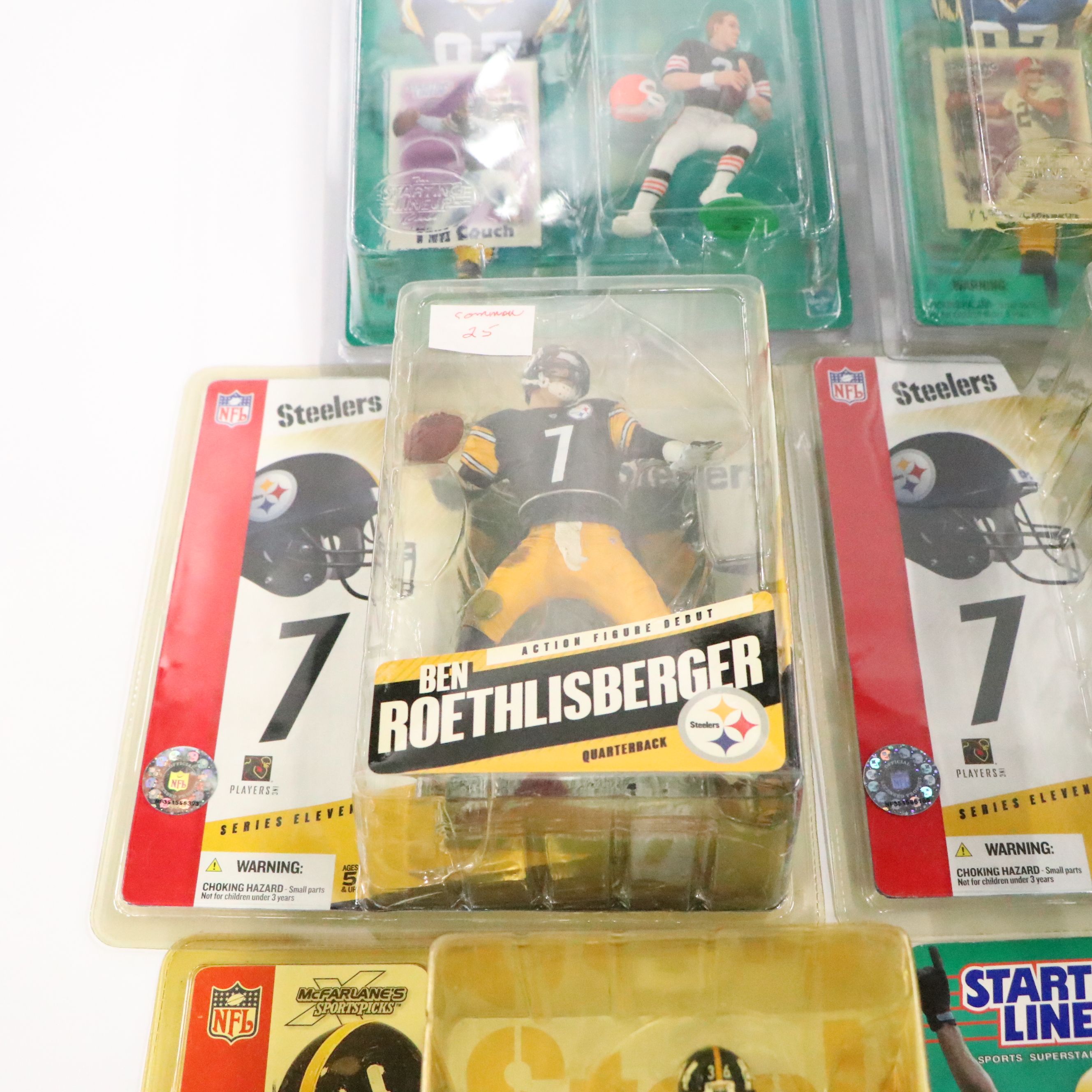 Starting Lineup Pittsburgh Steelers and Cleveland Browns Player Action Figures