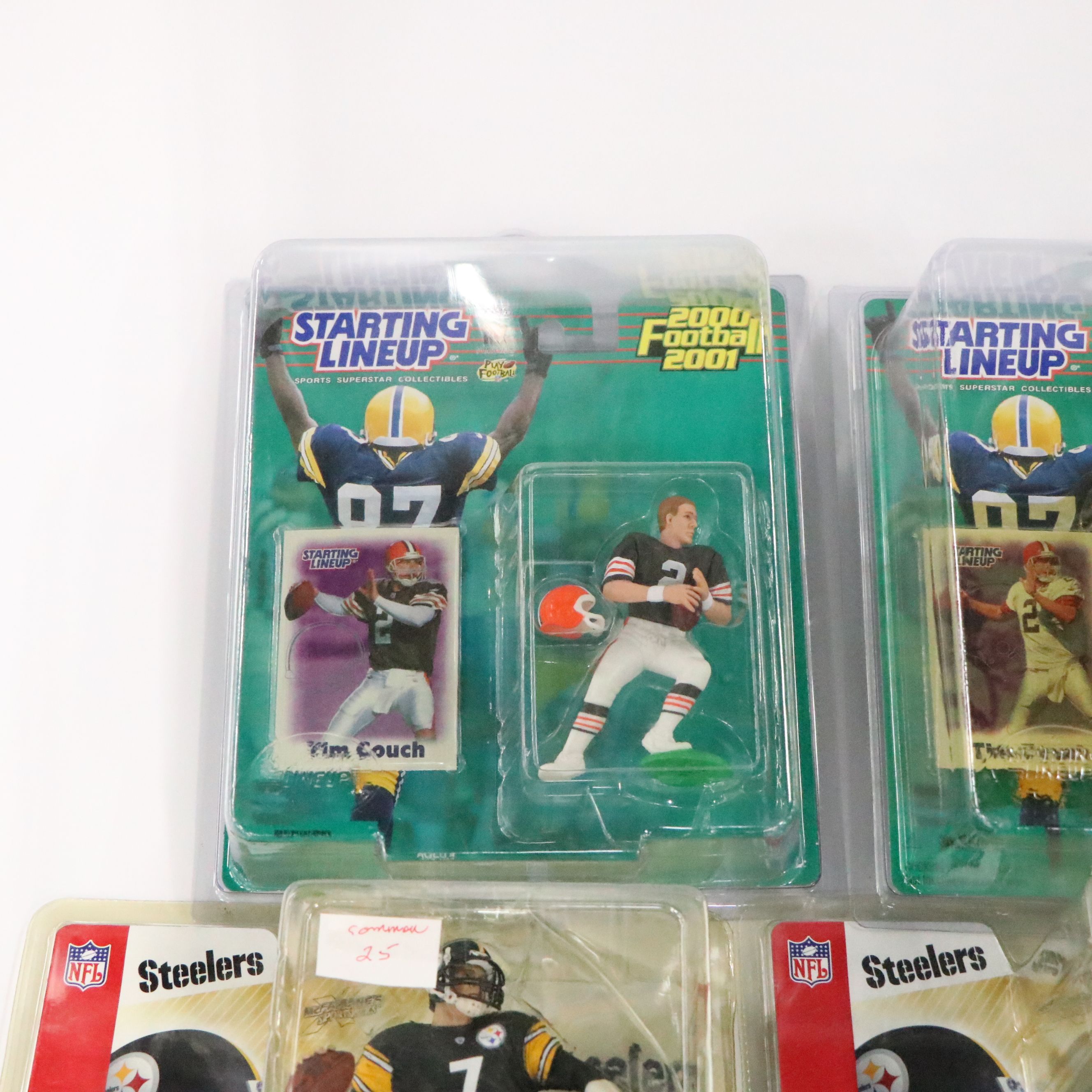 Starting Lineup Pittsburgh Steelers and Cleveland Browns Player Action Figures