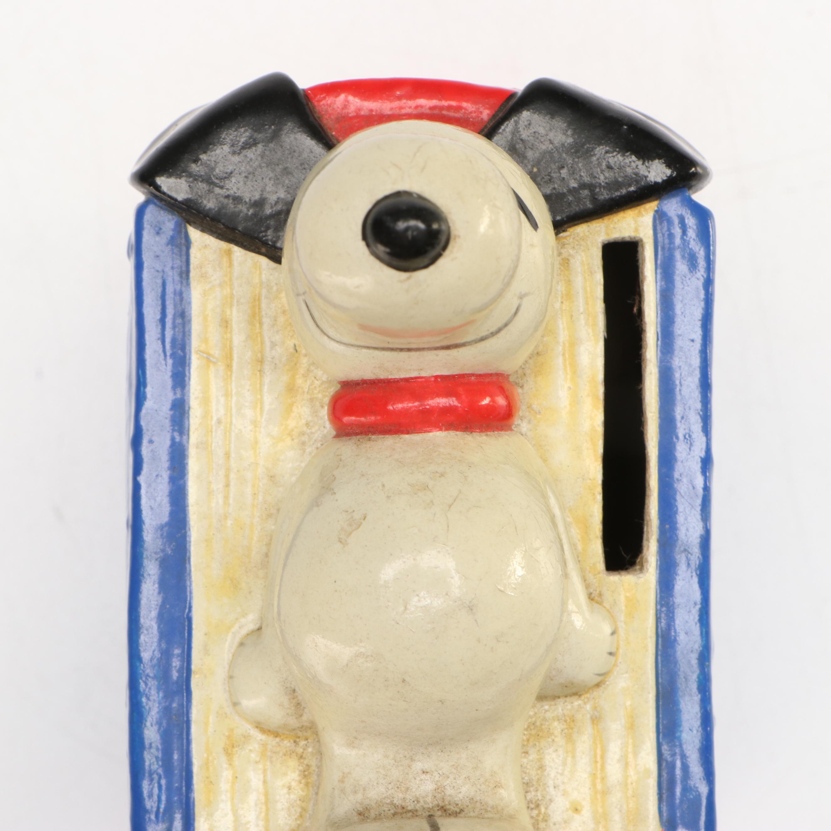 Snoopy Sleeping Savings Book Coin Bank, Mid-20th Century