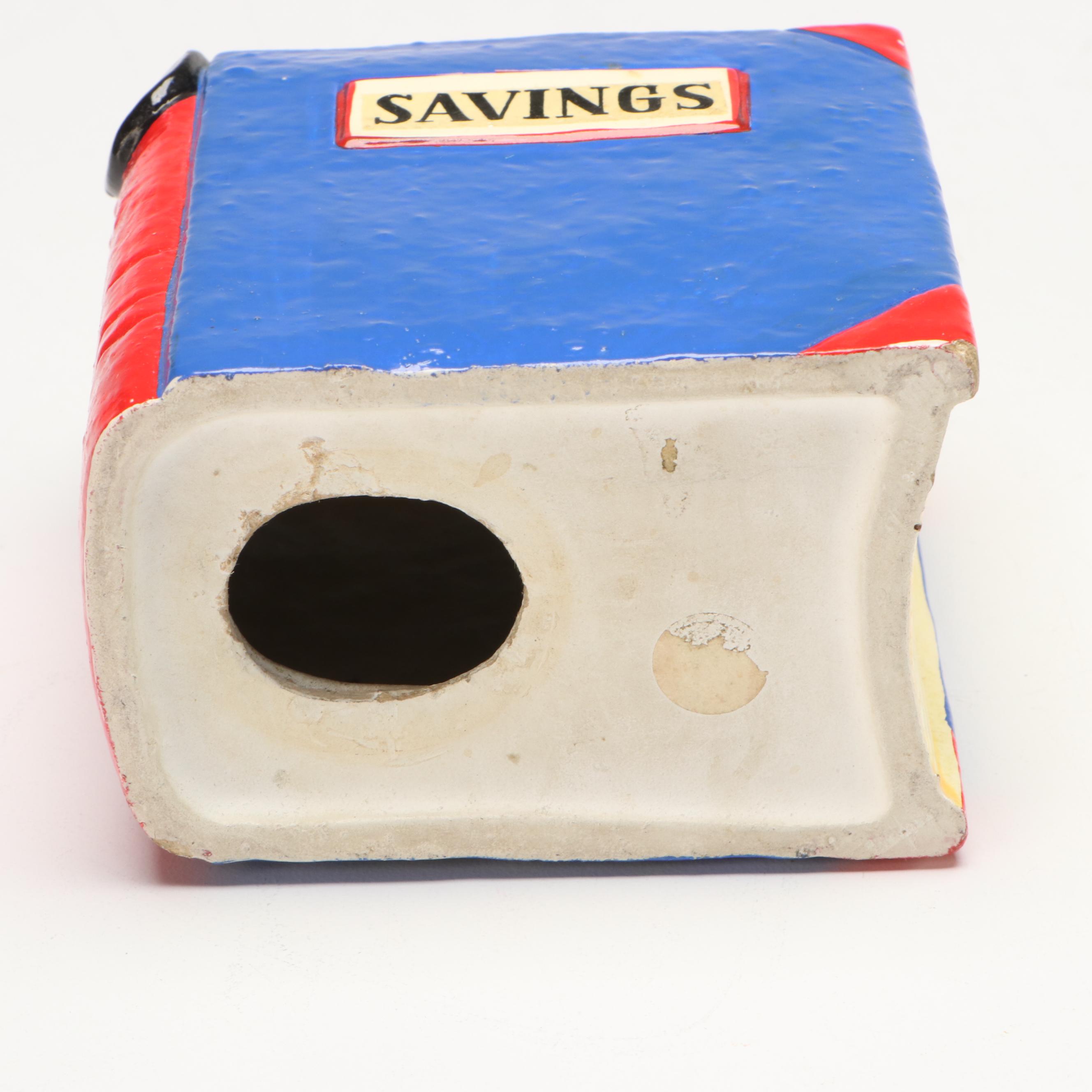 Snoopy Sleeping Savings Book Coin Bank, Mid-20th Century