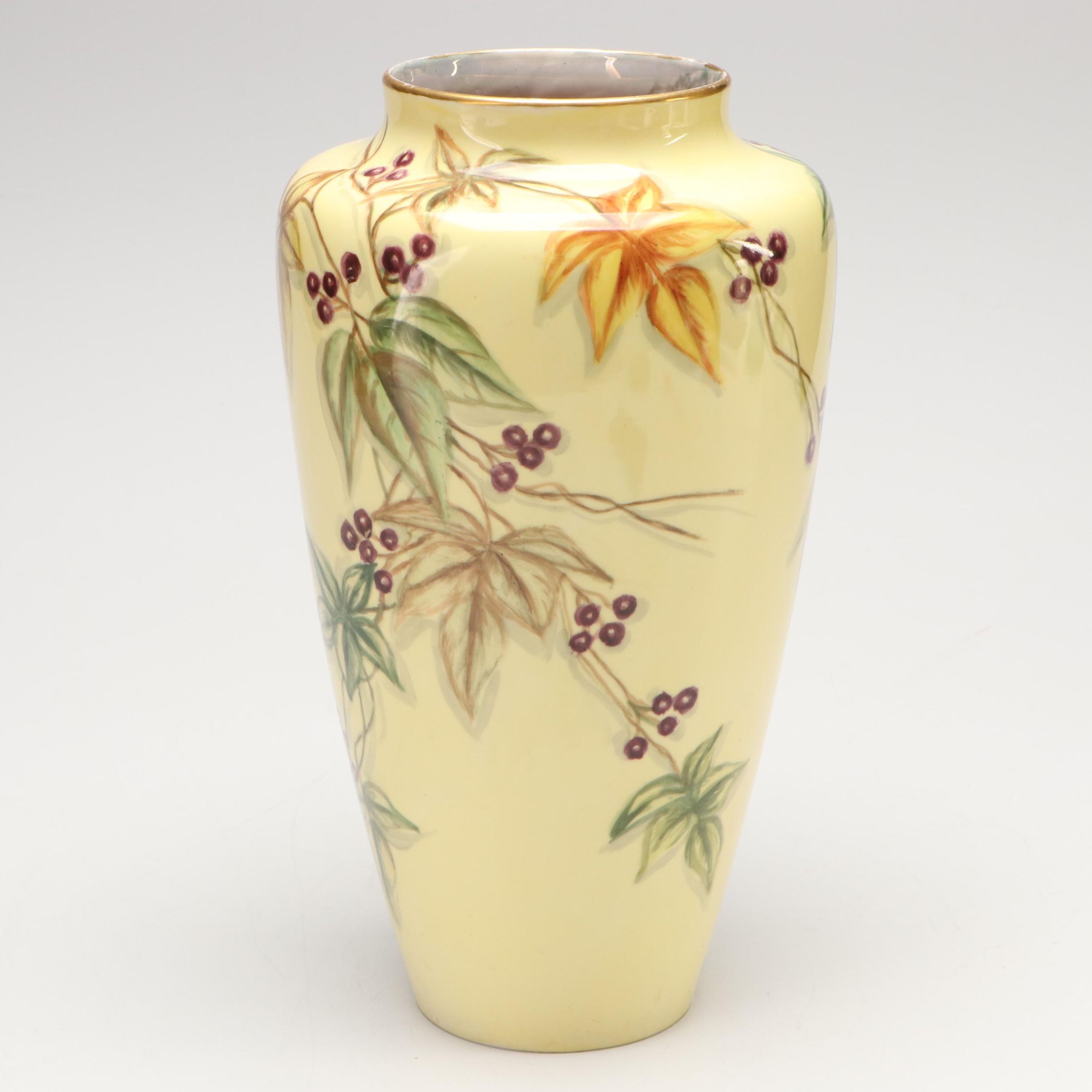 Willets American Belleek Ceramic Vase, Early 20th Century