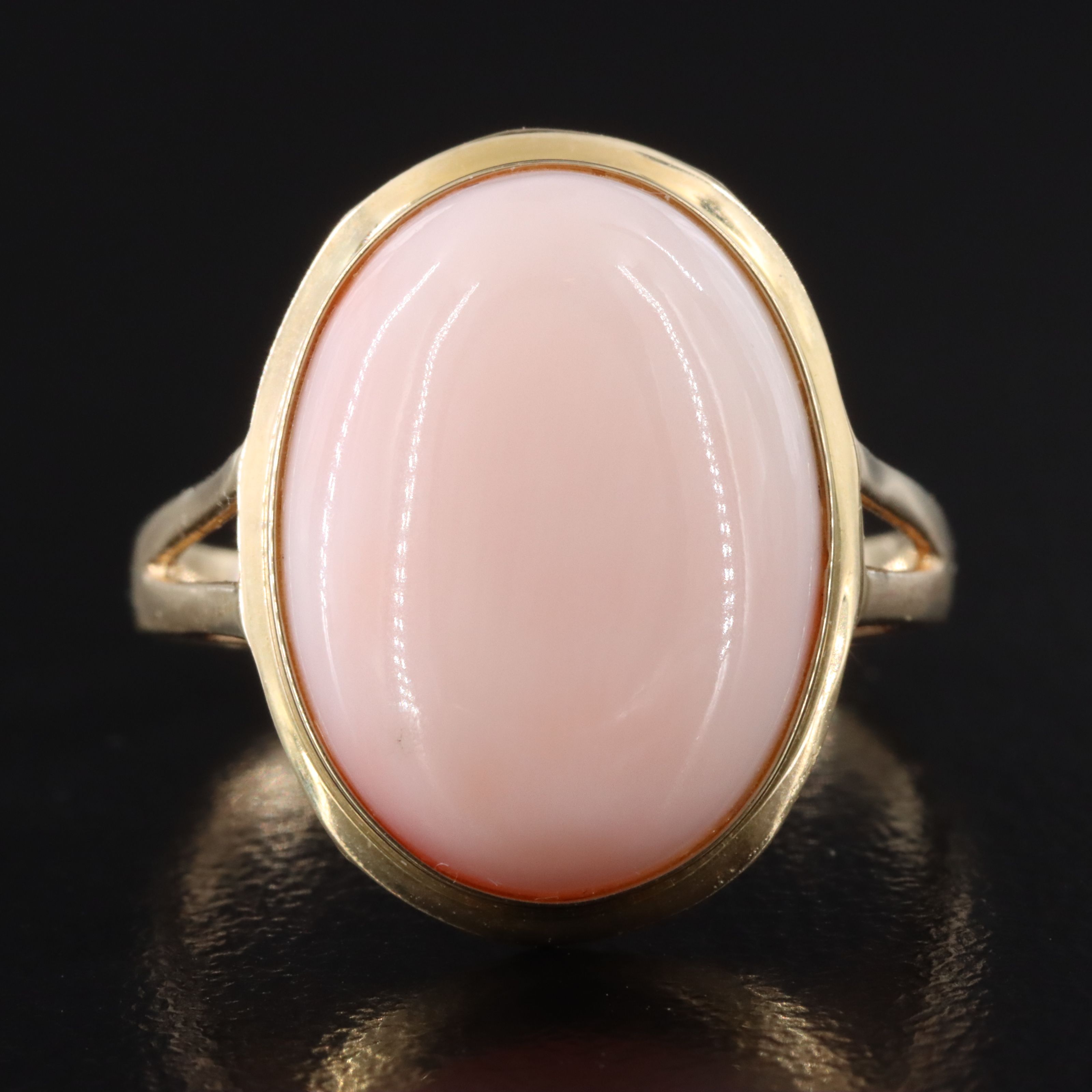 14K Coral Ring