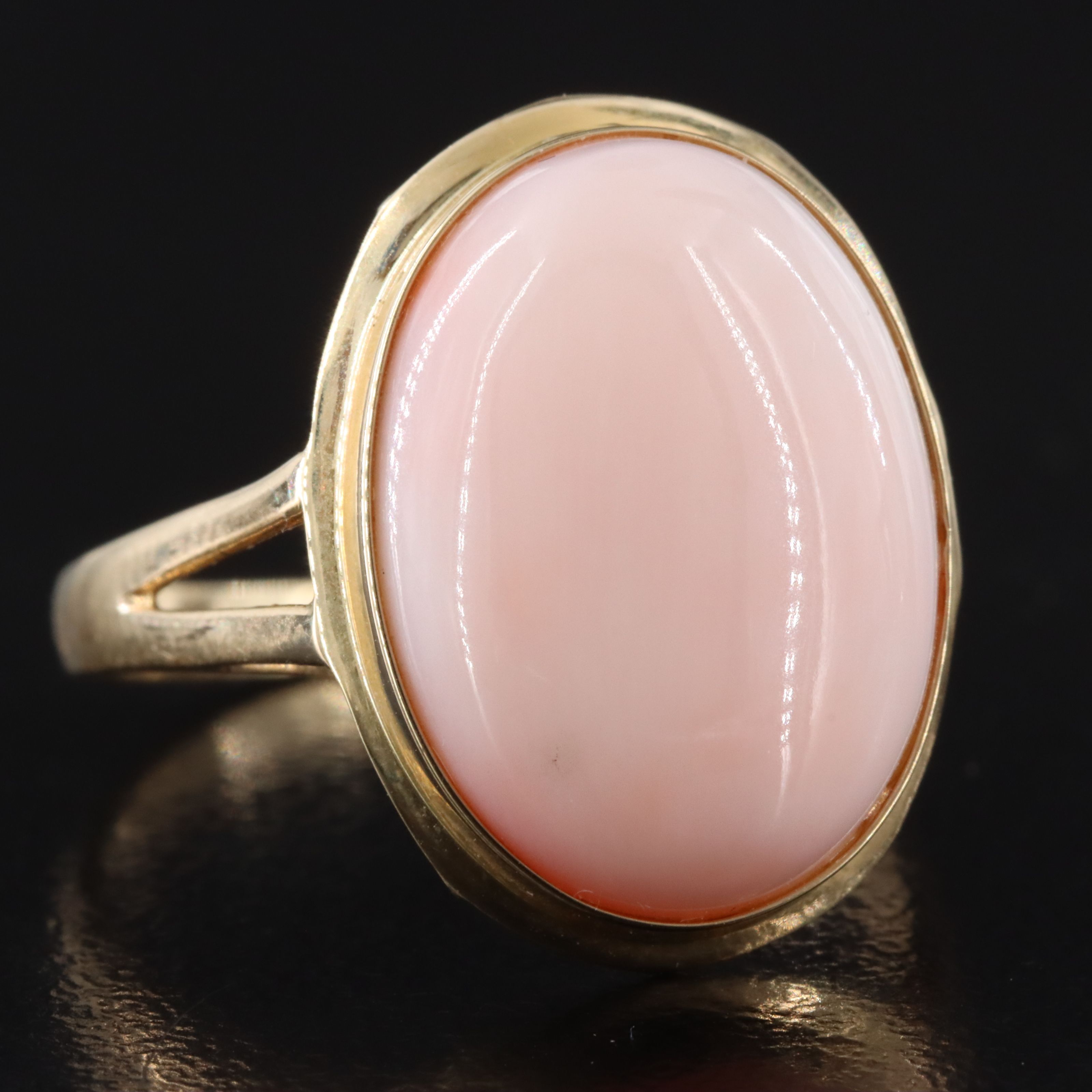 14K Coral Ring