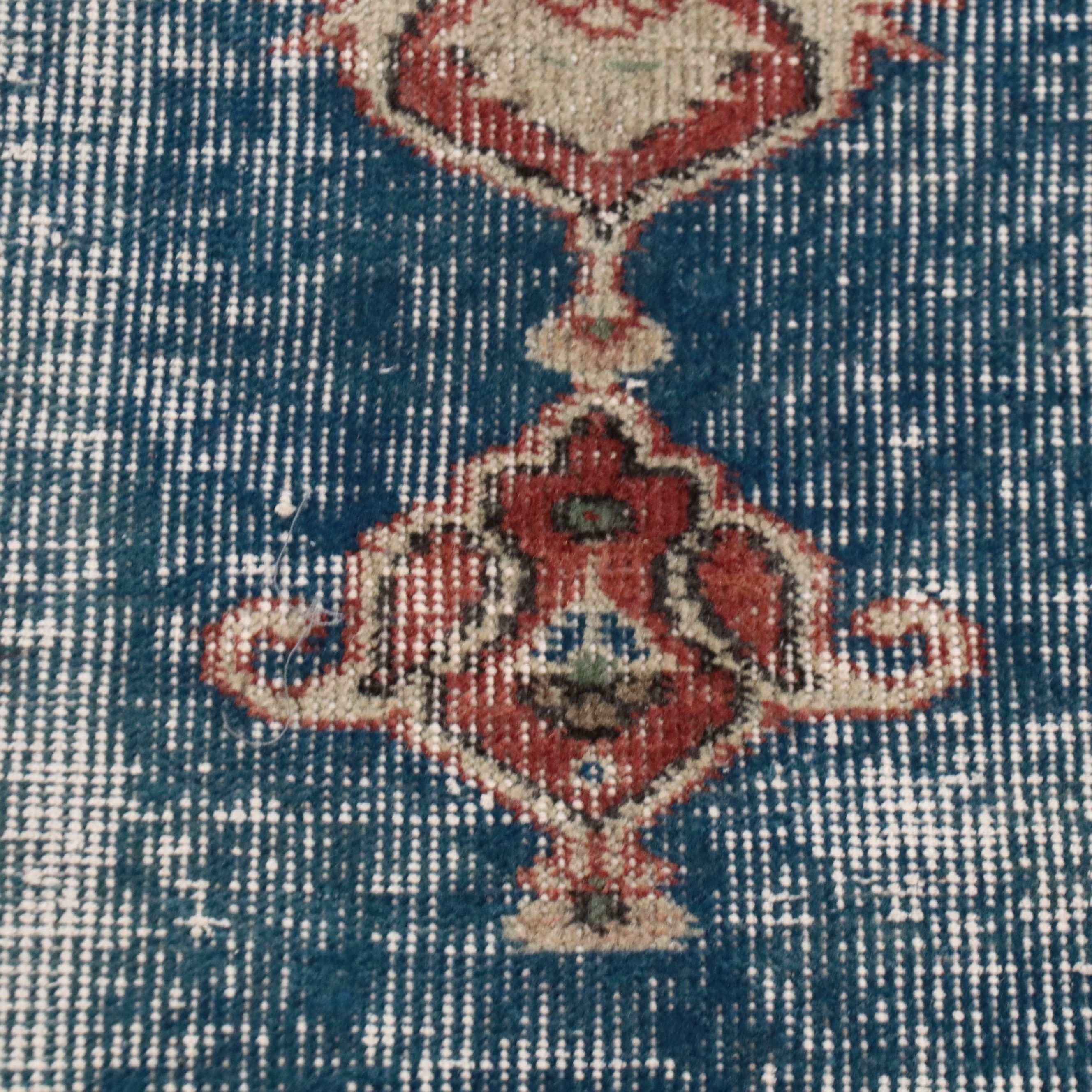 3'10 x 6'9 Hand-Knotted Persian Kerman Area Rug